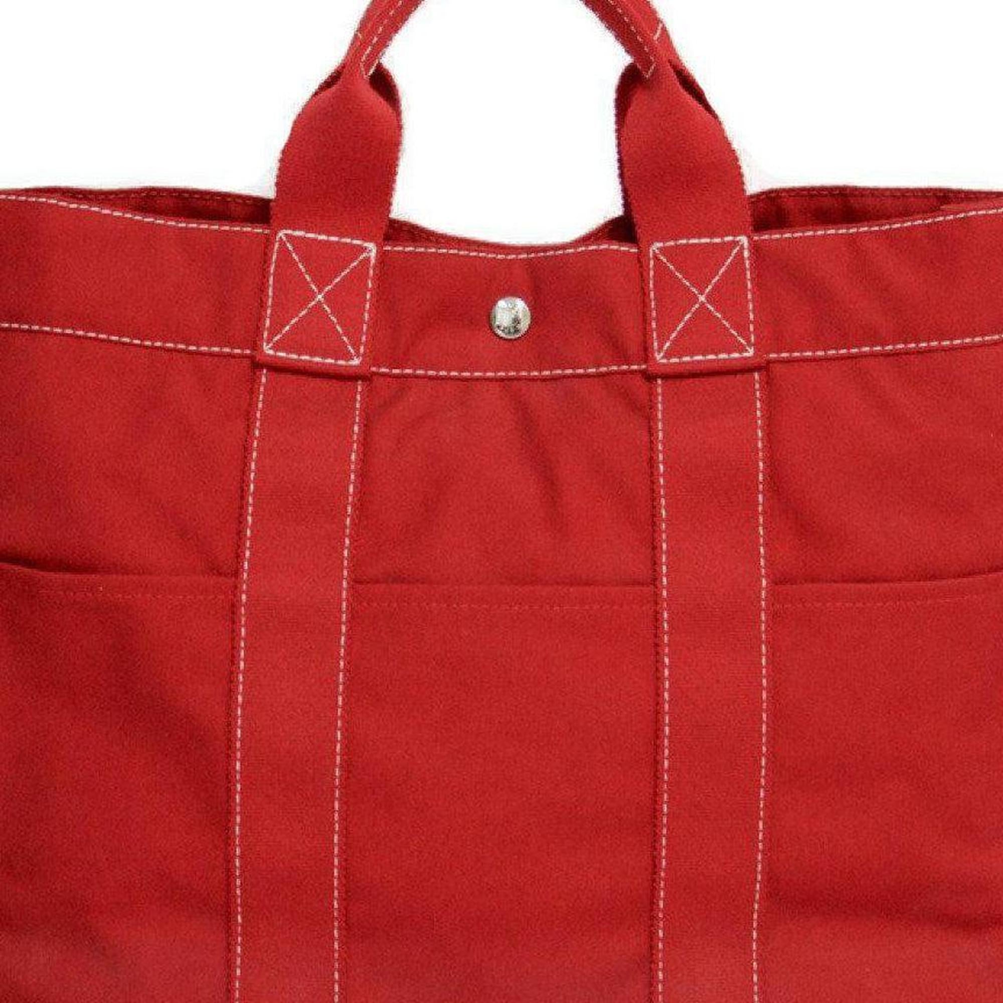 Hermes Red Beach Bag