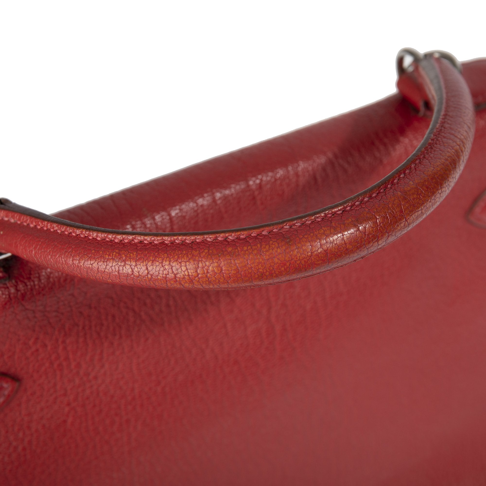 Hermes Red Chevre Mysore Kelly 32