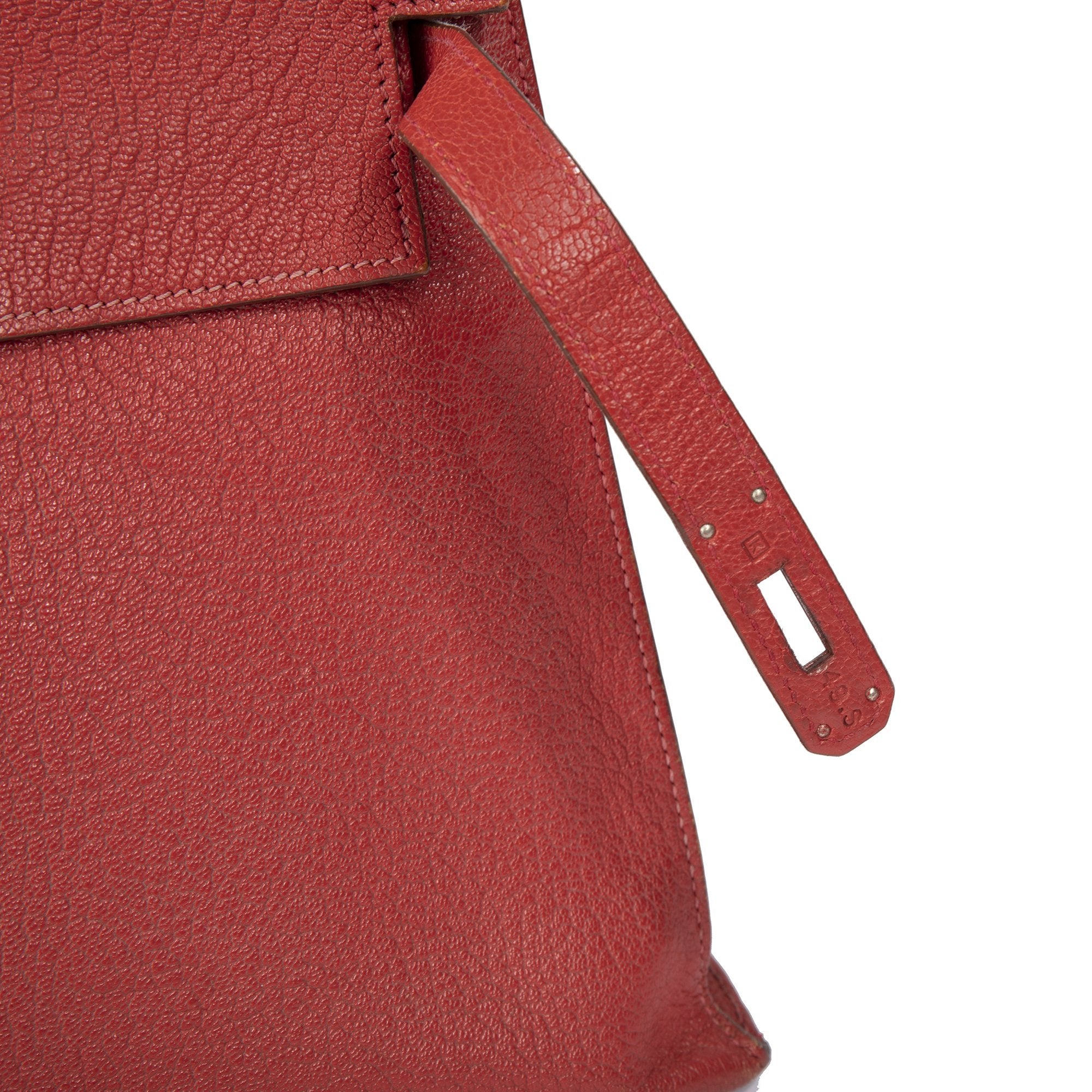 Hermes Red Chevre Mysore Kelly 32