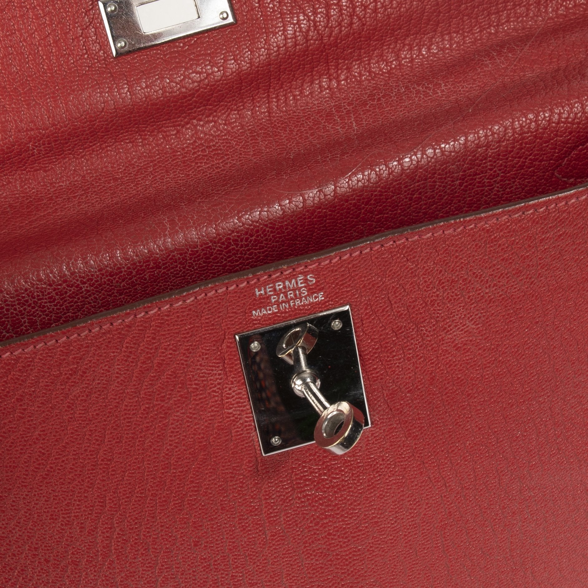 Hermes Red Chevre Mysore Kelly 32
