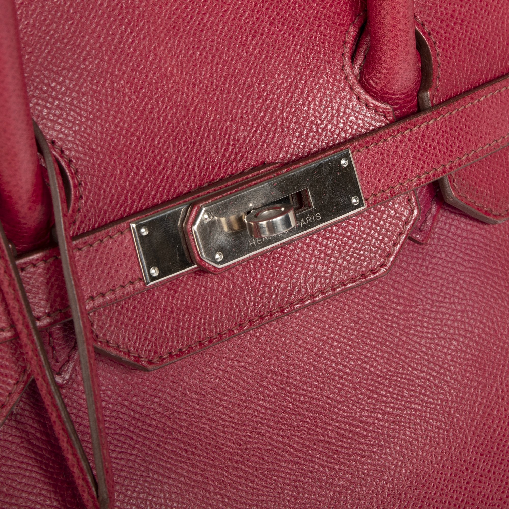 Hermes Rouge Grenat Epsom Birkin 35