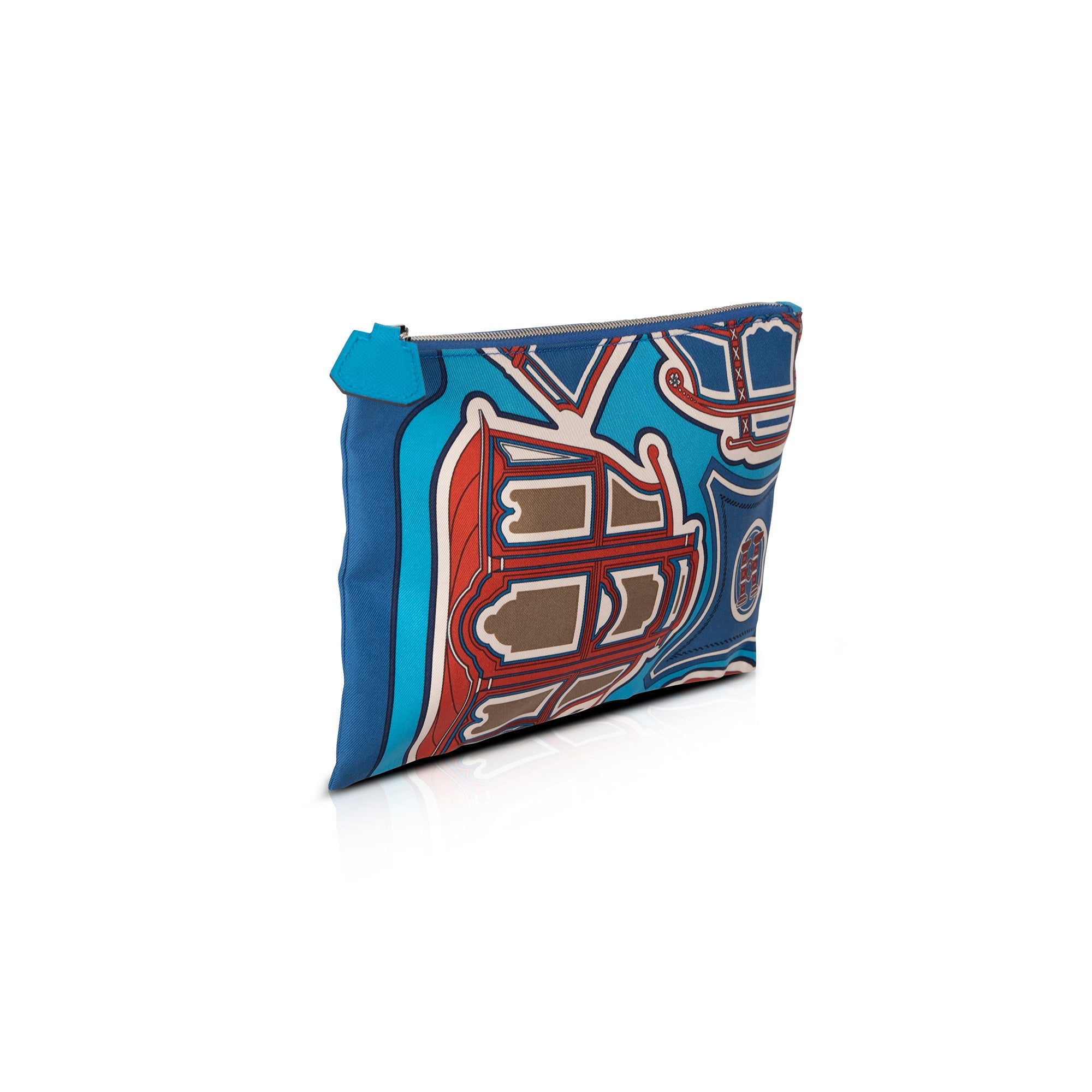 Hermes Silky Pocket Cosmetic Pouch w/ Receipt