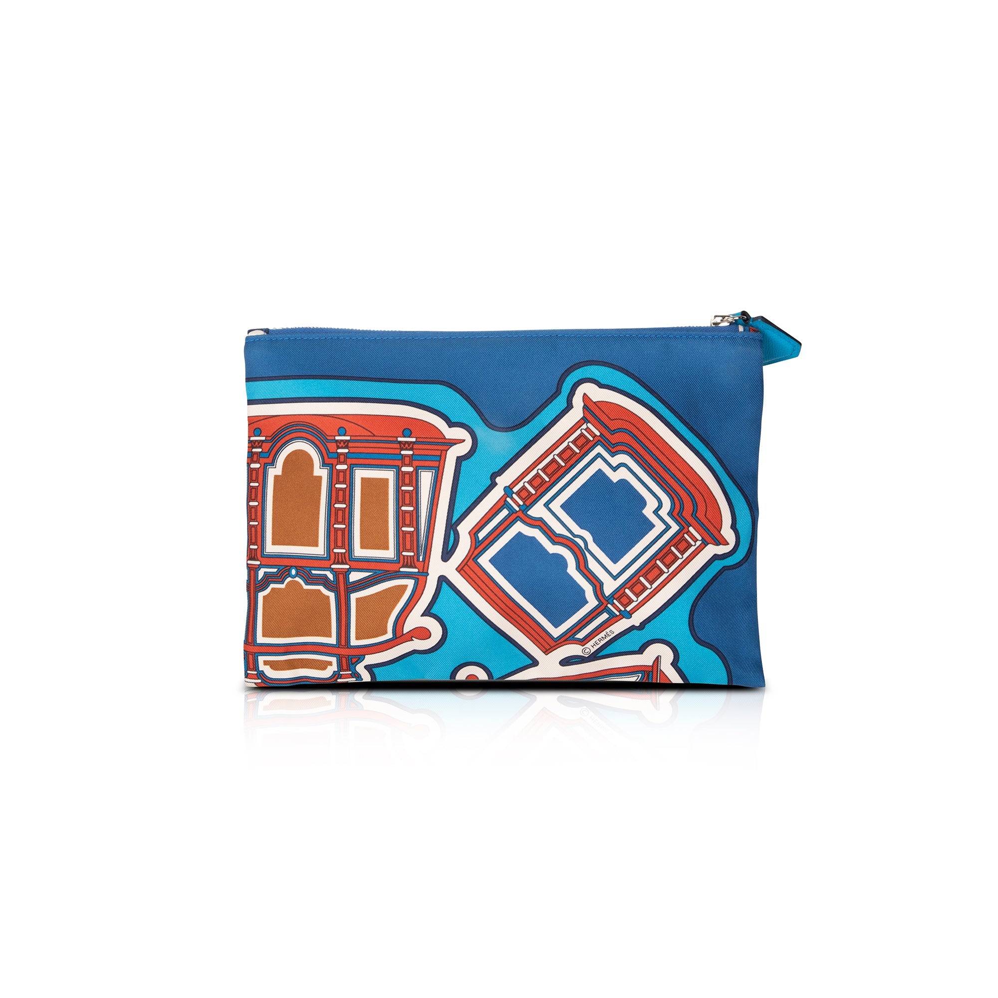 Hermes Silky Pocket Cosmetic Pouch w/ Receipt