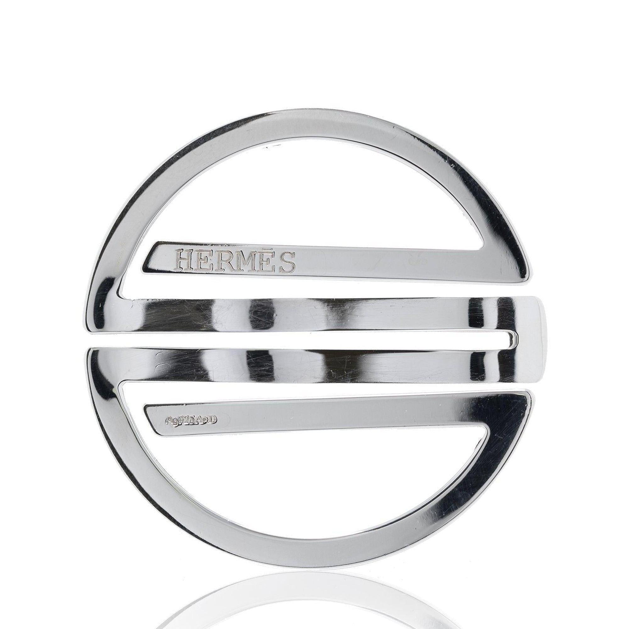 Hermes Sterling Silver Money Clip