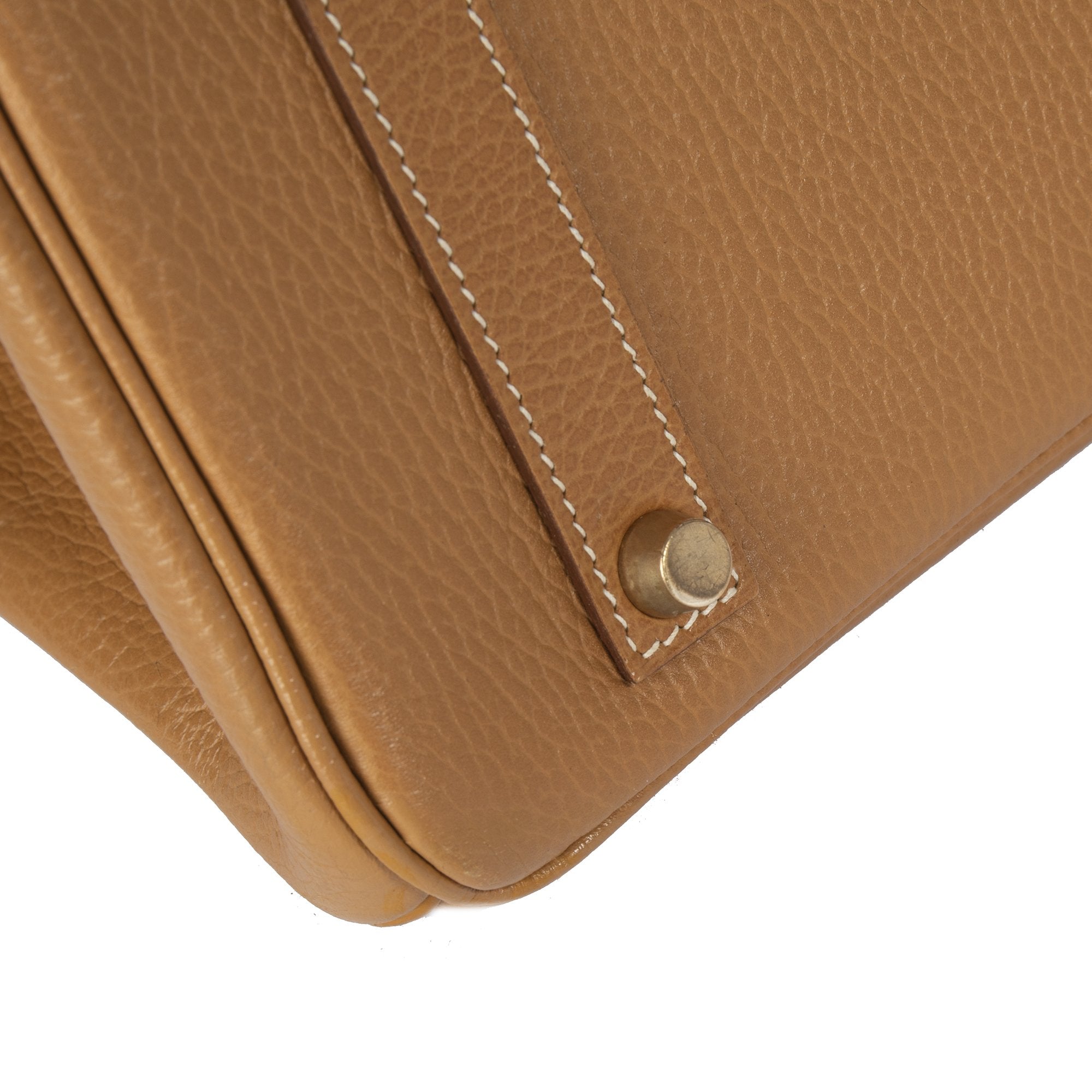 Hermes Tan Clemence Birkin 35