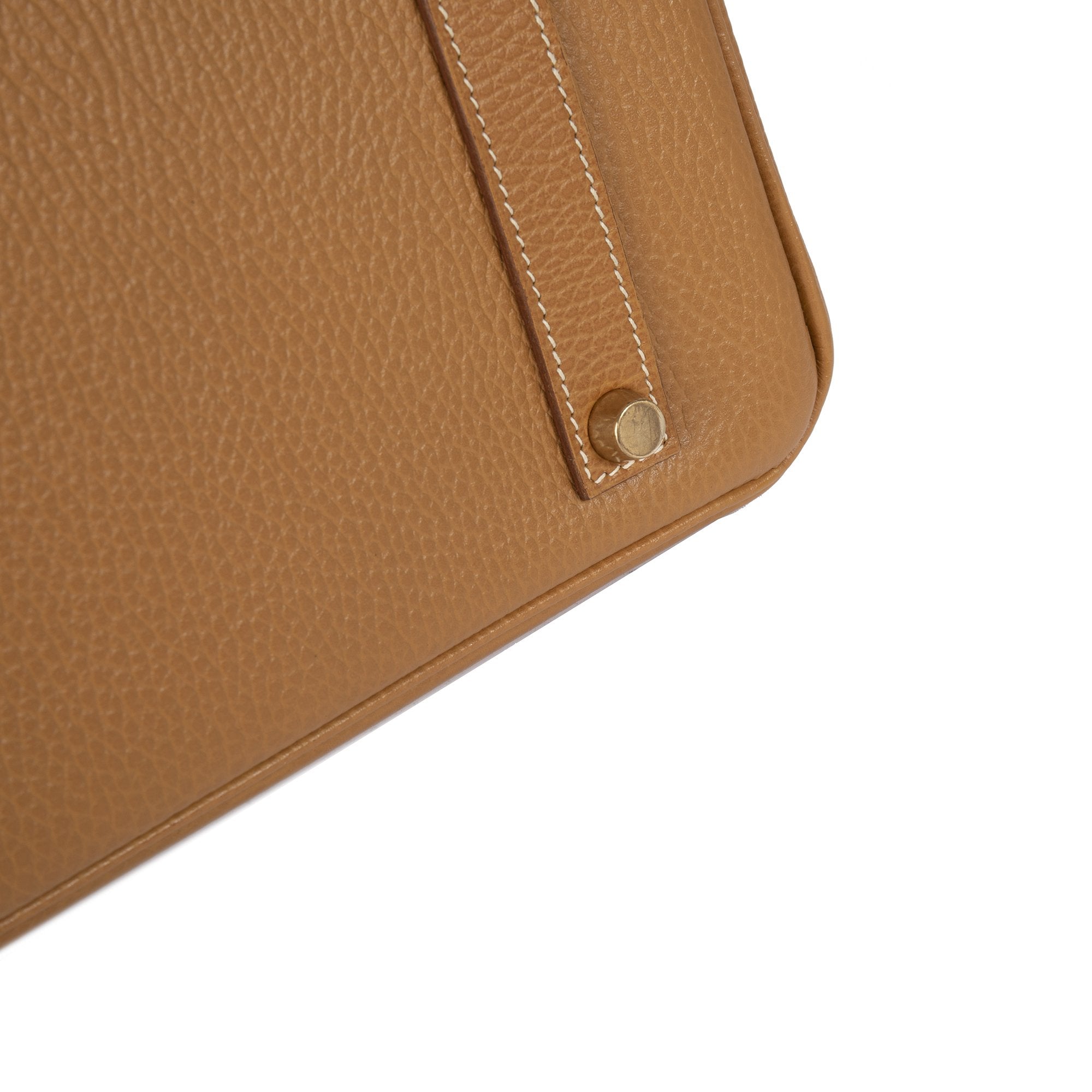 Hermes Tan Clemence Birkin 35