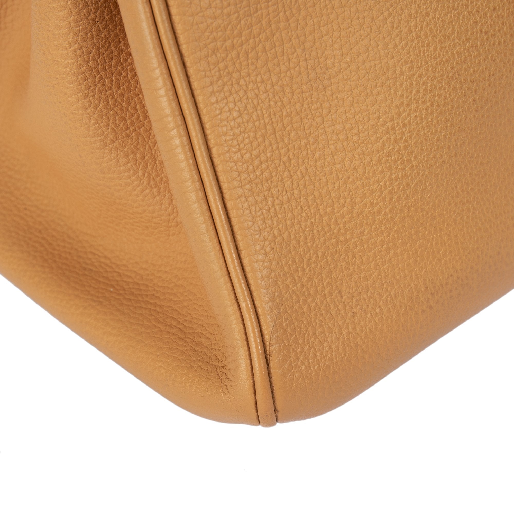 Hermes Tan Clemence Birkin 35