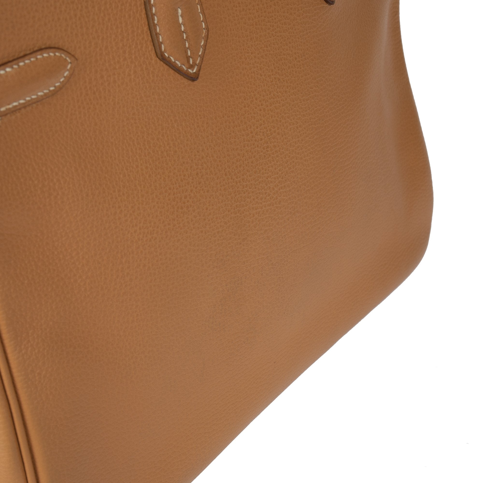 Hermes Tan Clemence Birkin 35