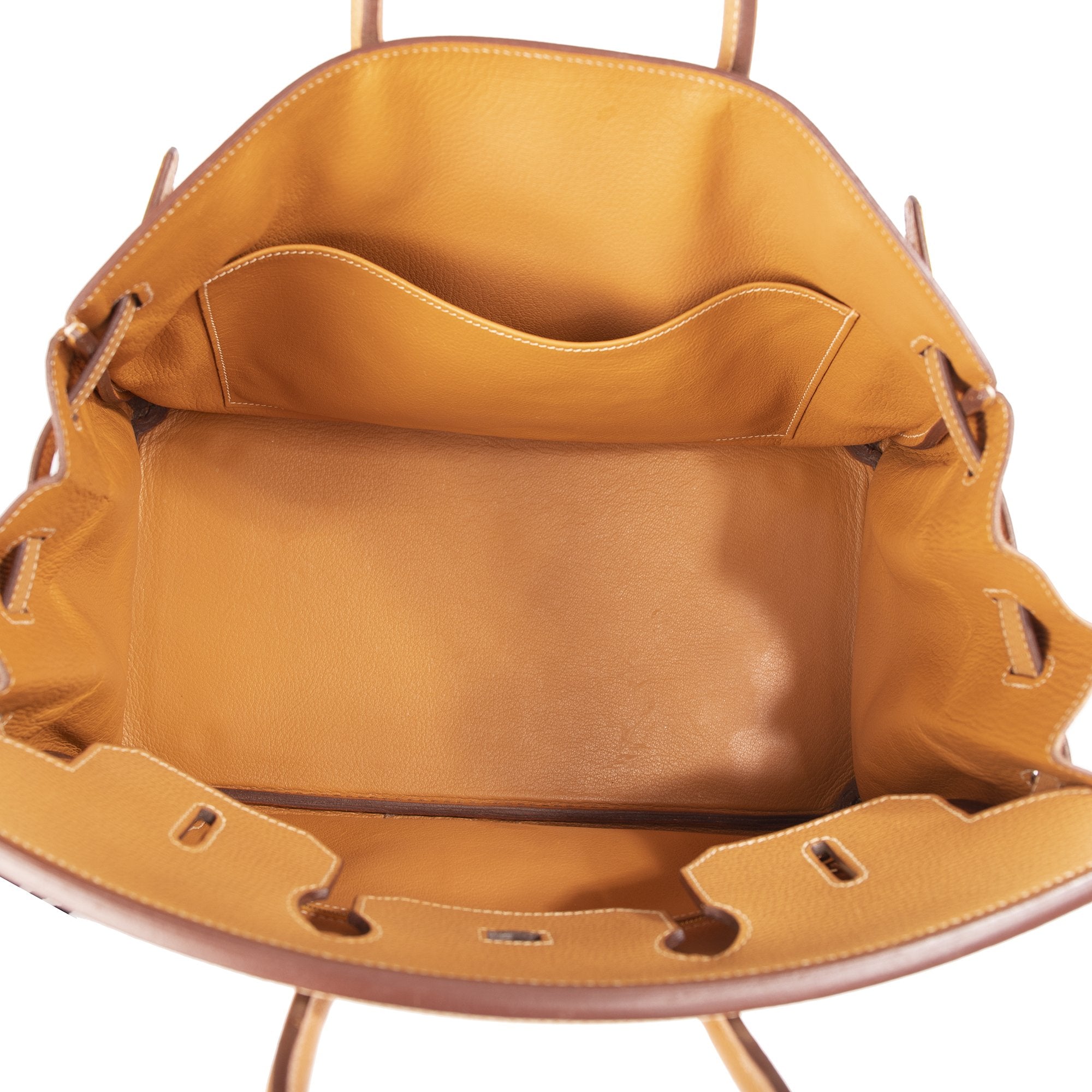 Hermes Tan Clemence Birkin 35