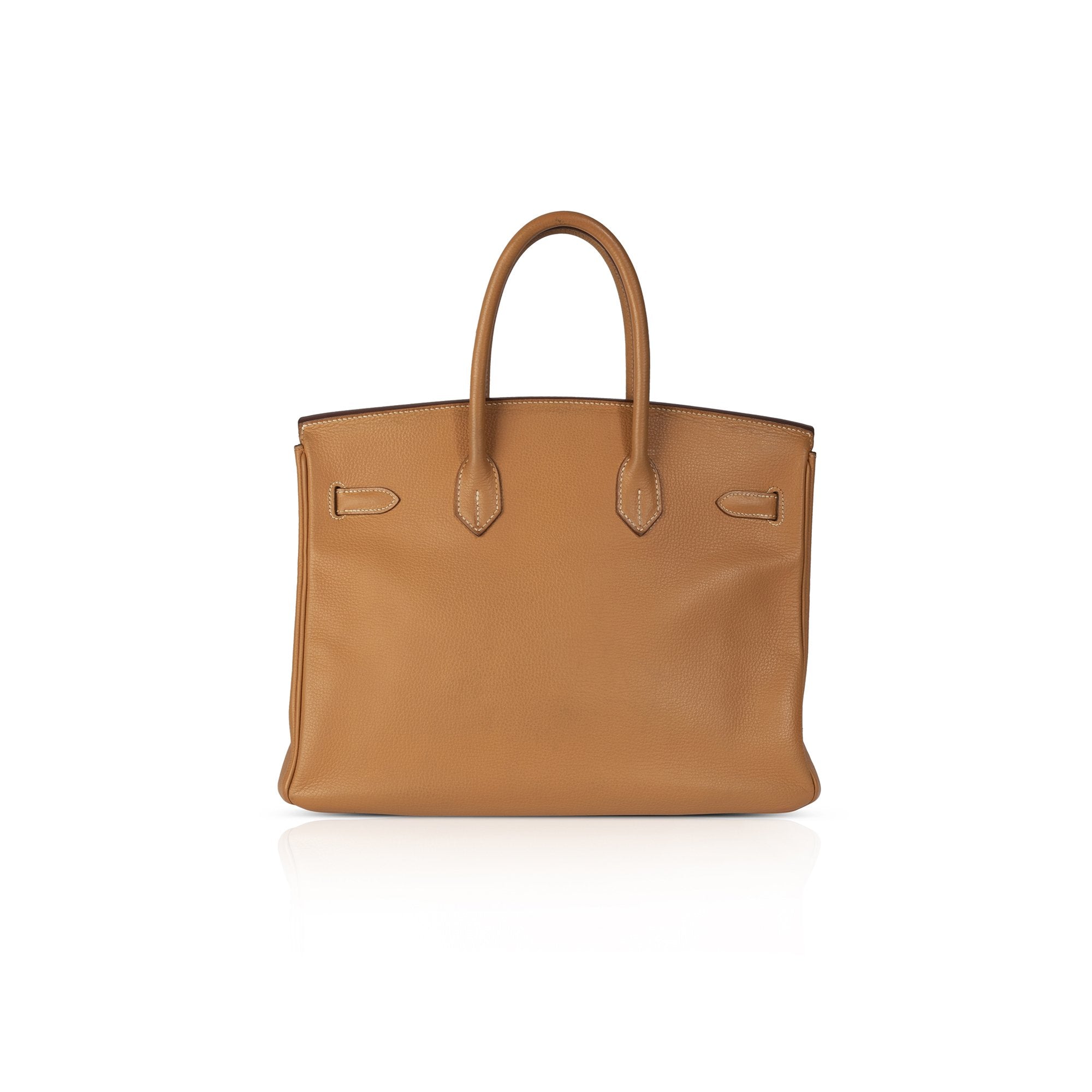 Hermes Tan Clemence Birkin 35