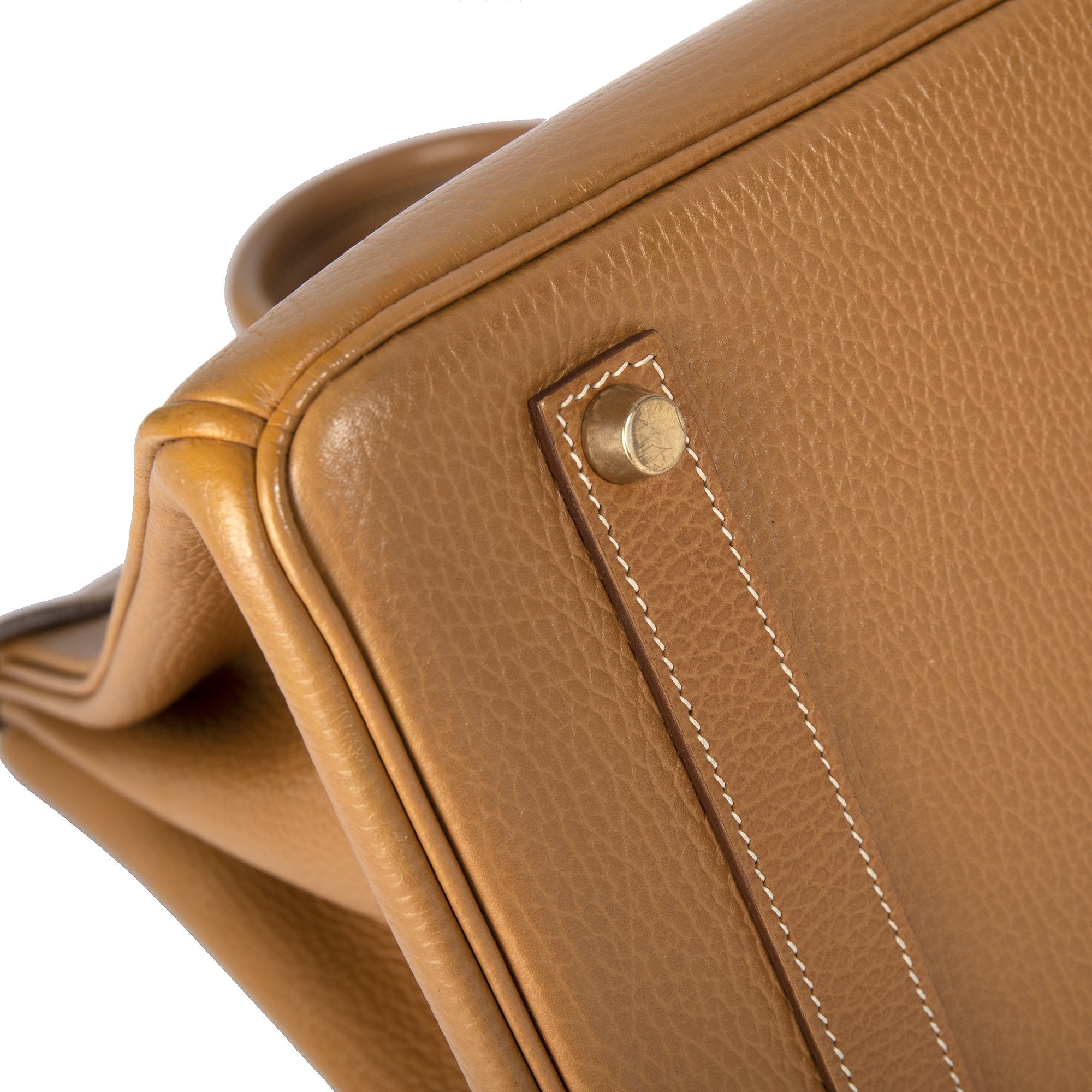 Hermes Tan Clemence Birkin 35