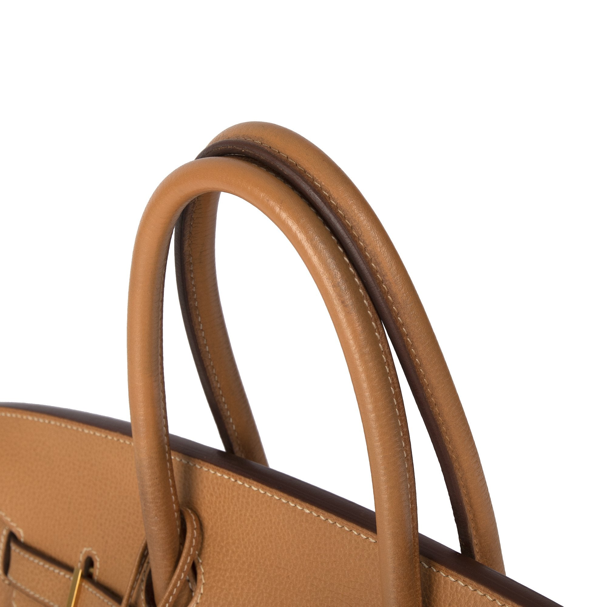 Hermes Tan Clemence Birkin 35