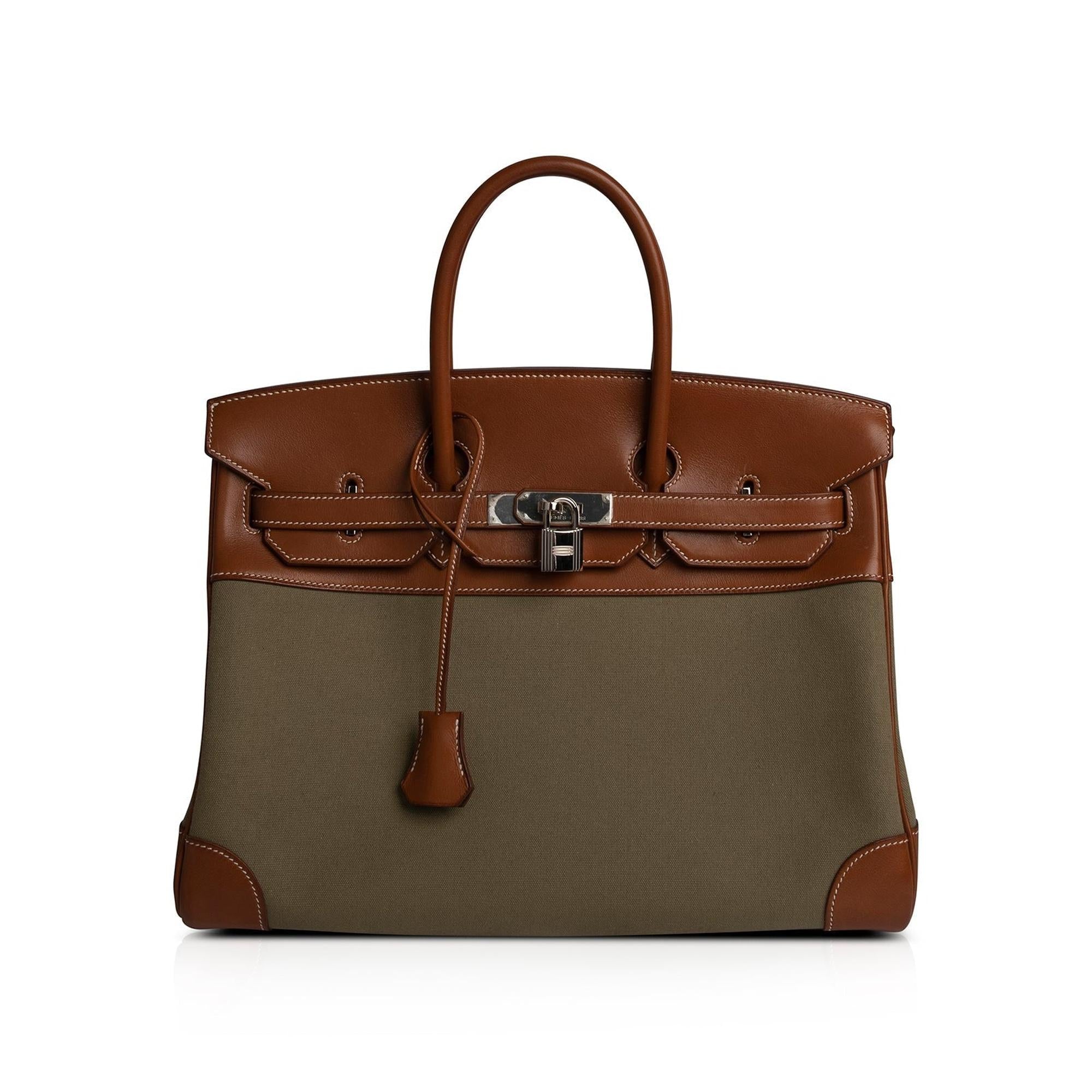 Hermes Toile Officier & Barenia Birkin 35