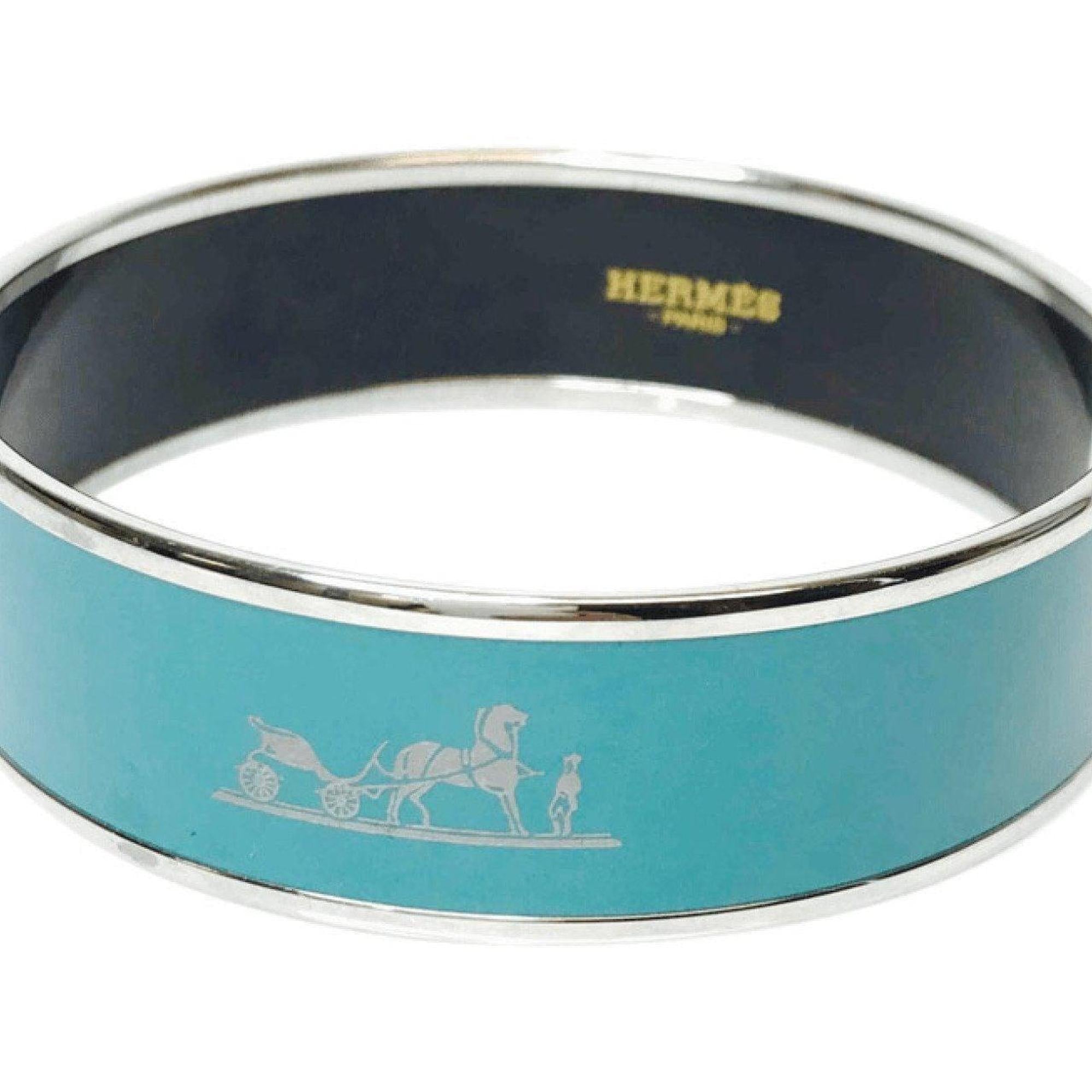 Hermes Turquoise Enamel Bracelet