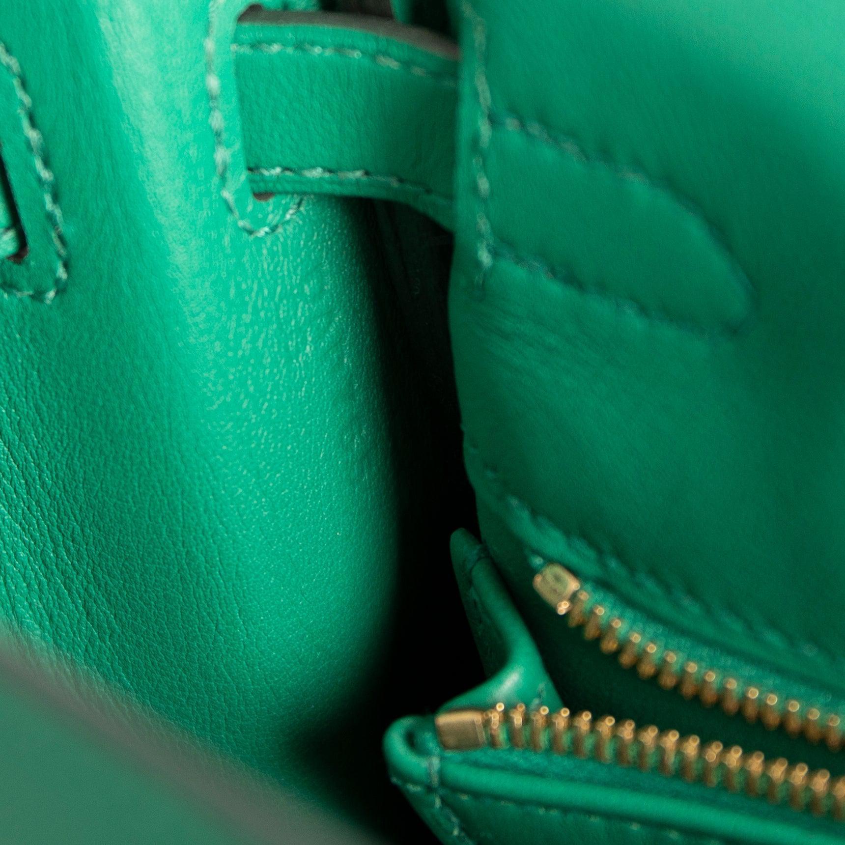 Hermes Vert Vertigo Swift Kelly II Retourne 25 w/ Box & Receipt