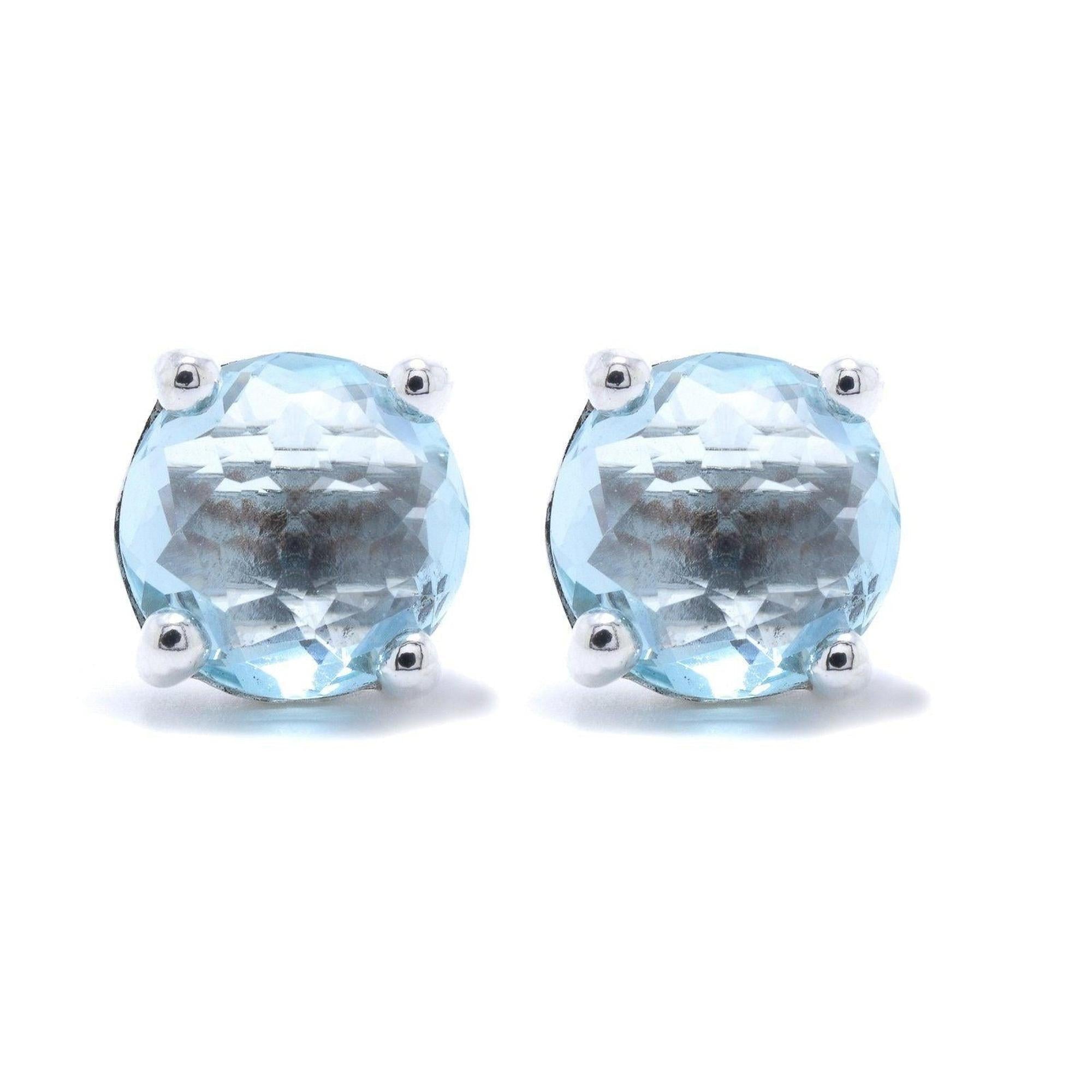 Ippolita Rock Candy Mini Stud Earrings with Blue Topaz