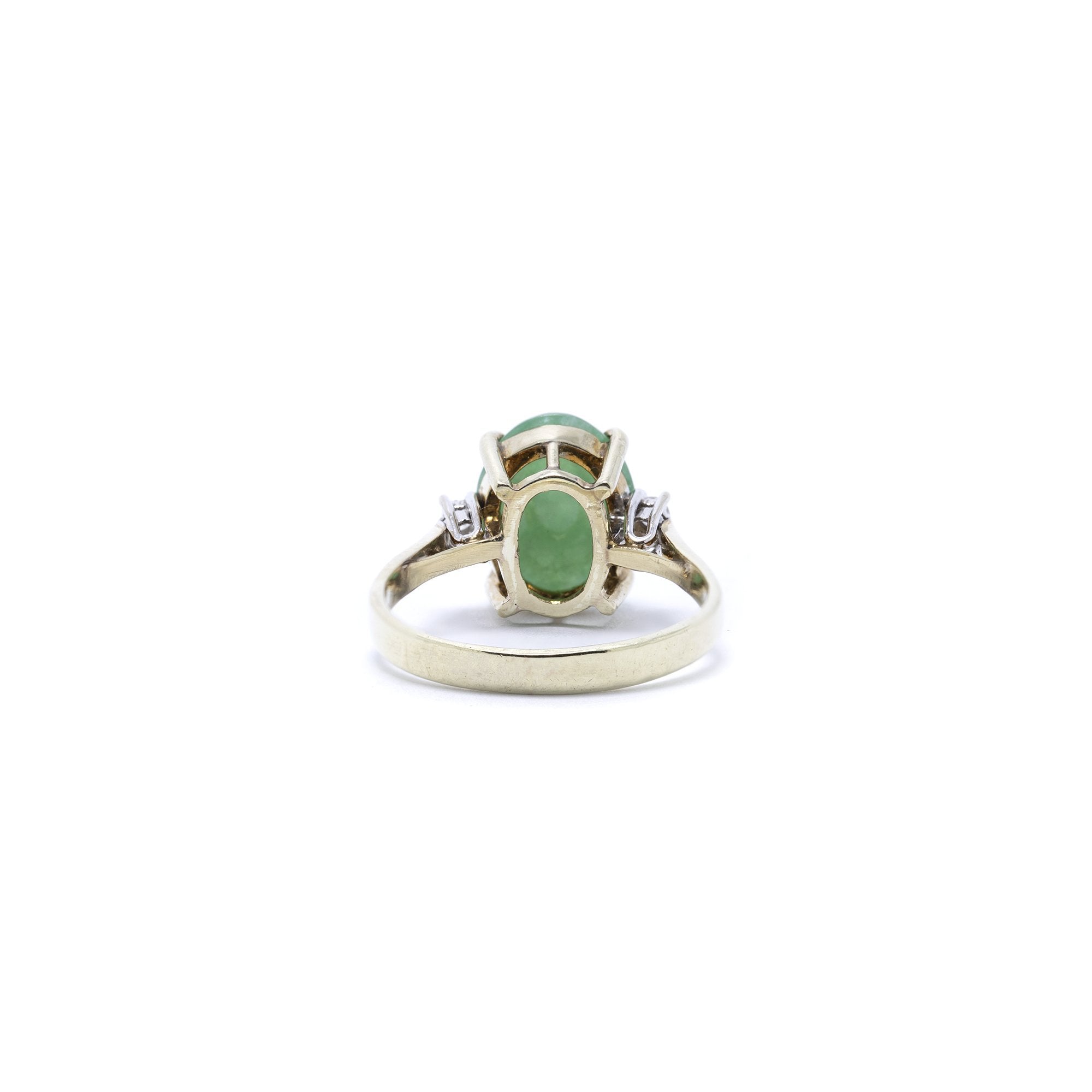 Jade and Diamond Ring