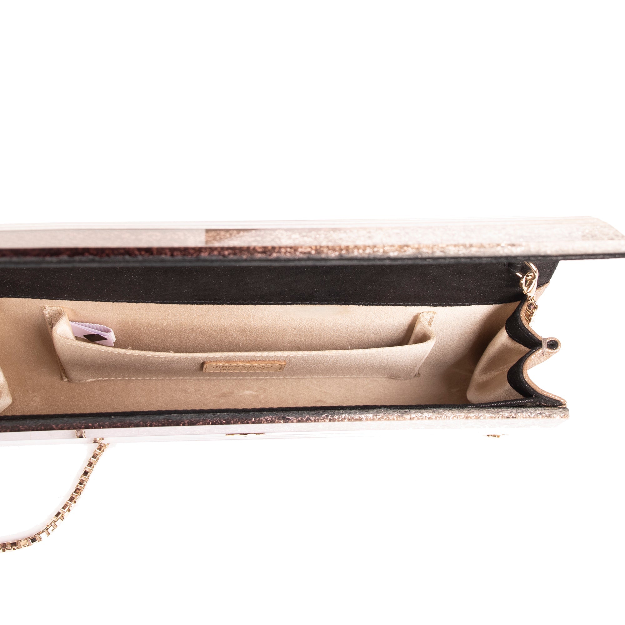 Jimmy Choo Sweetie Glitter Acrylic Clutch