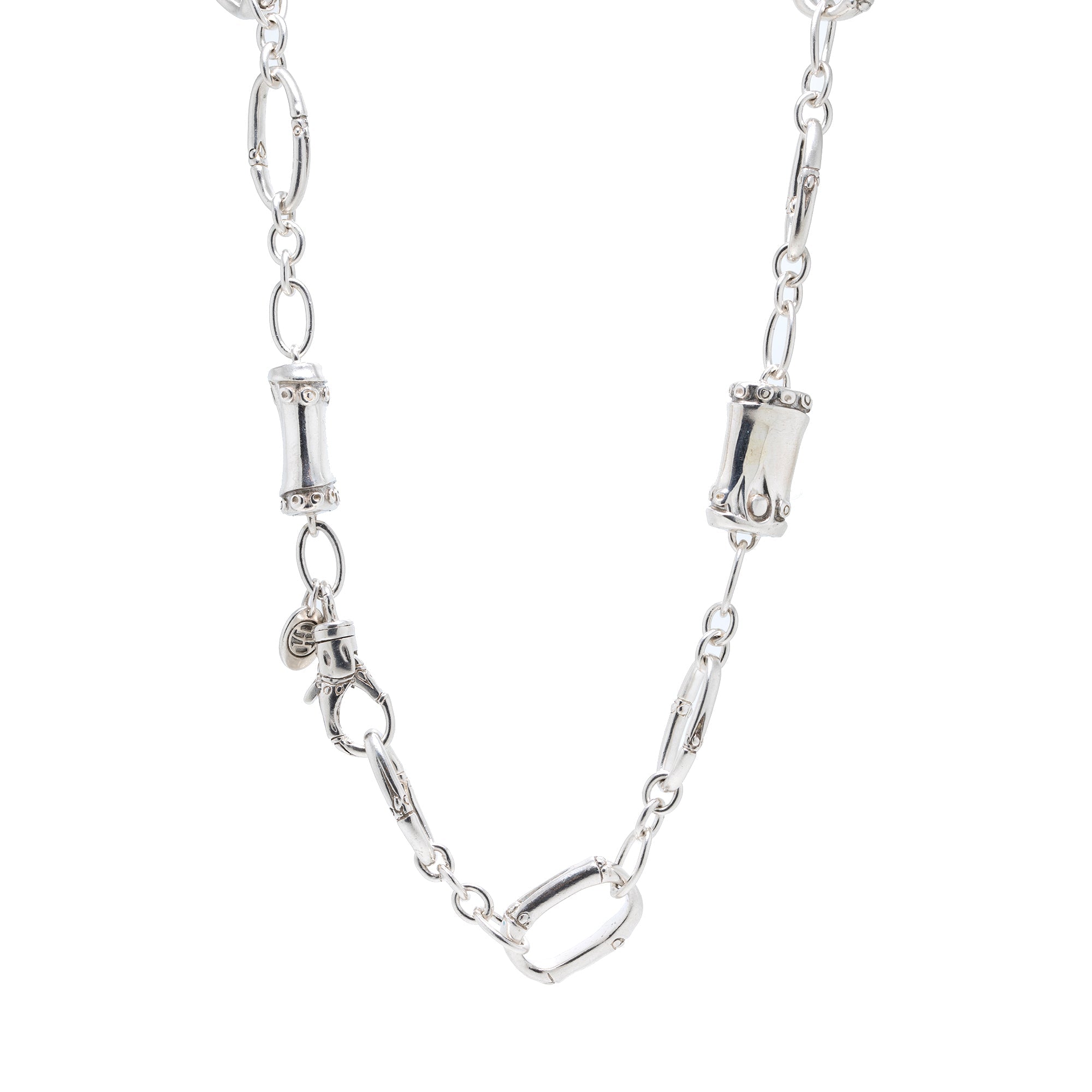 John Hardy Bamboo Link Station Necklace