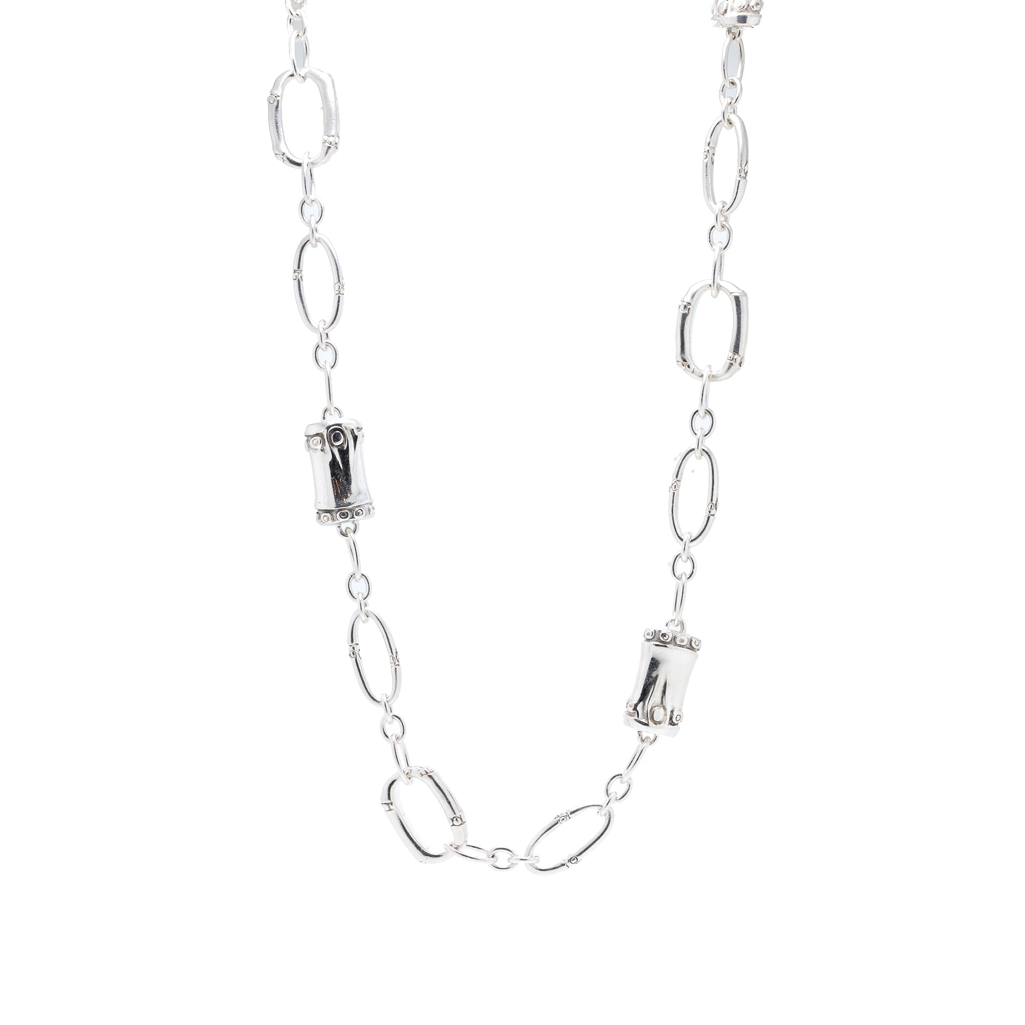 John Hardy Bamboo Link Station Necklace