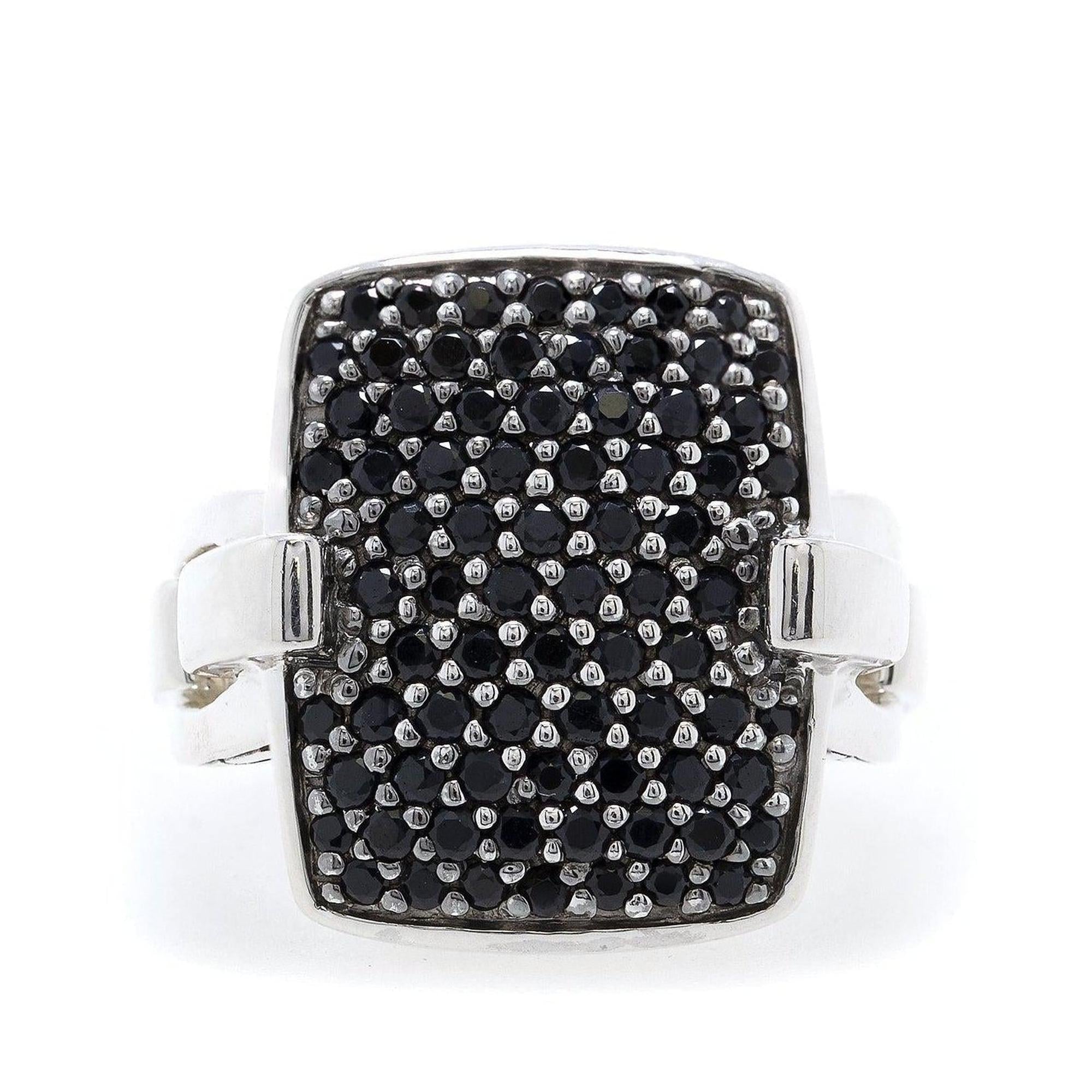 John Hardy Black Sapphire Lava Cocktail Ring