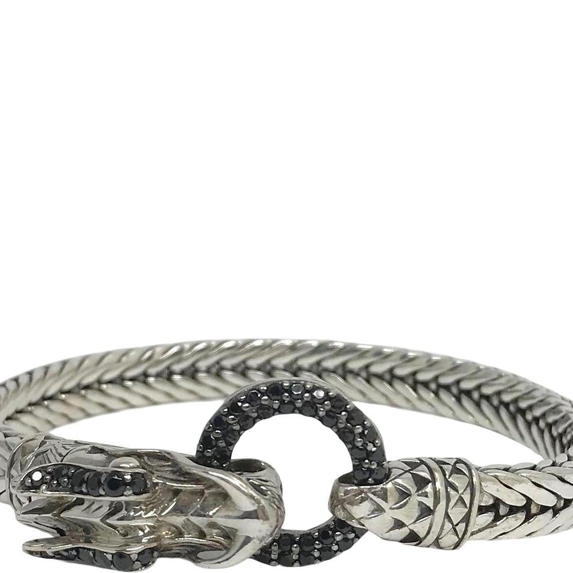 John Hardy Black Sapphire Naga Station Bracelet