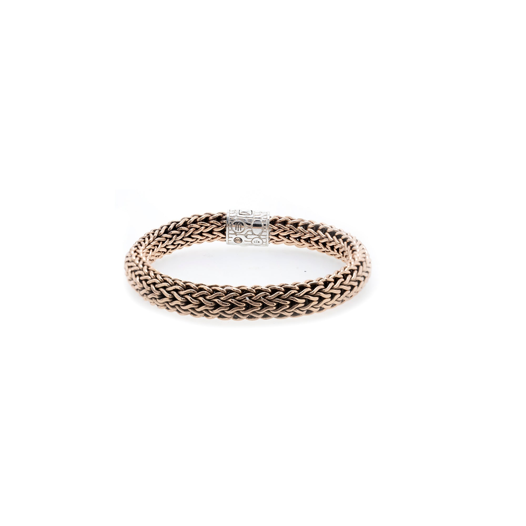 John Hardy Bronze and Sterling Silver Classic Chain Bracelet