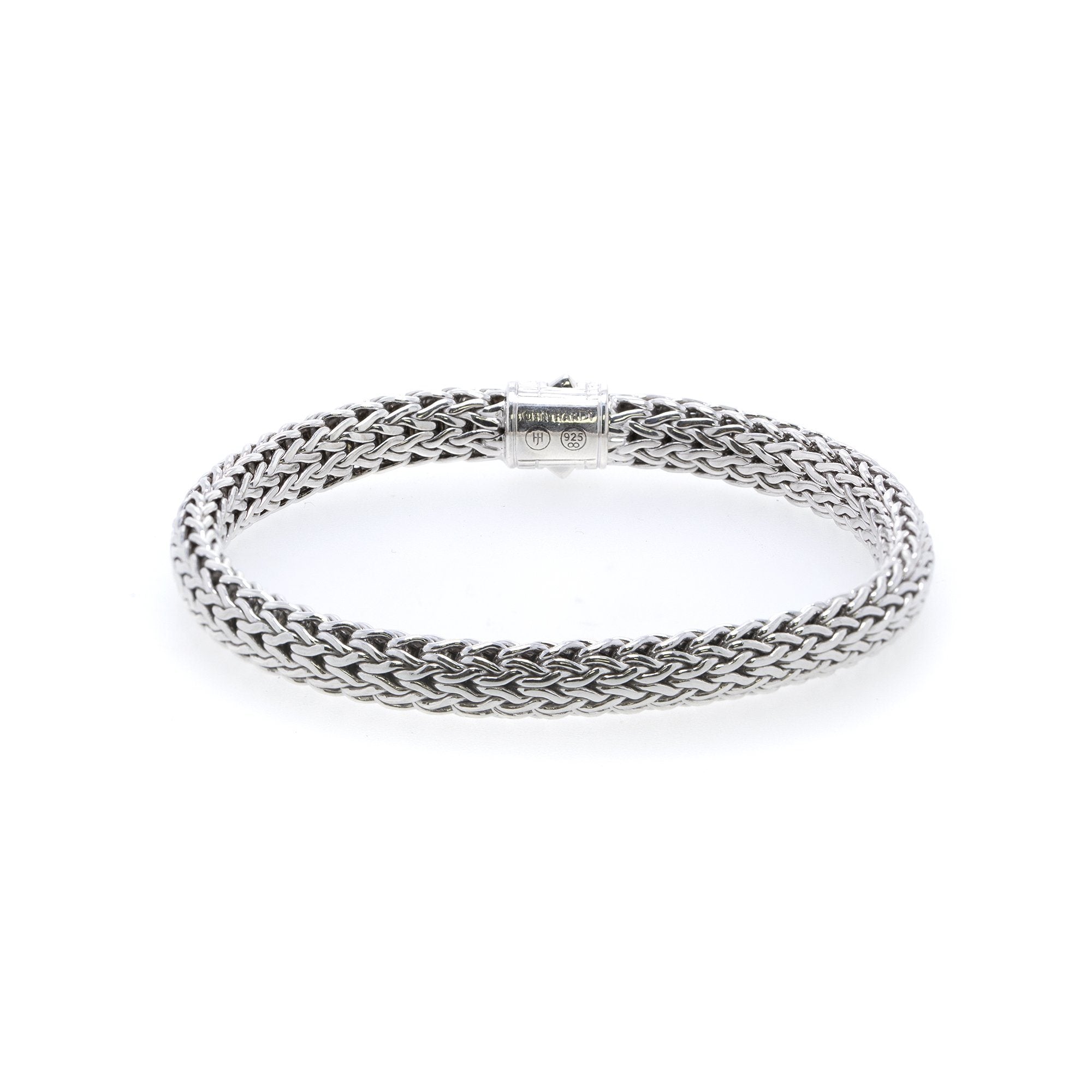 John Hardy Classic Chain Bracelet with Black Sapphires