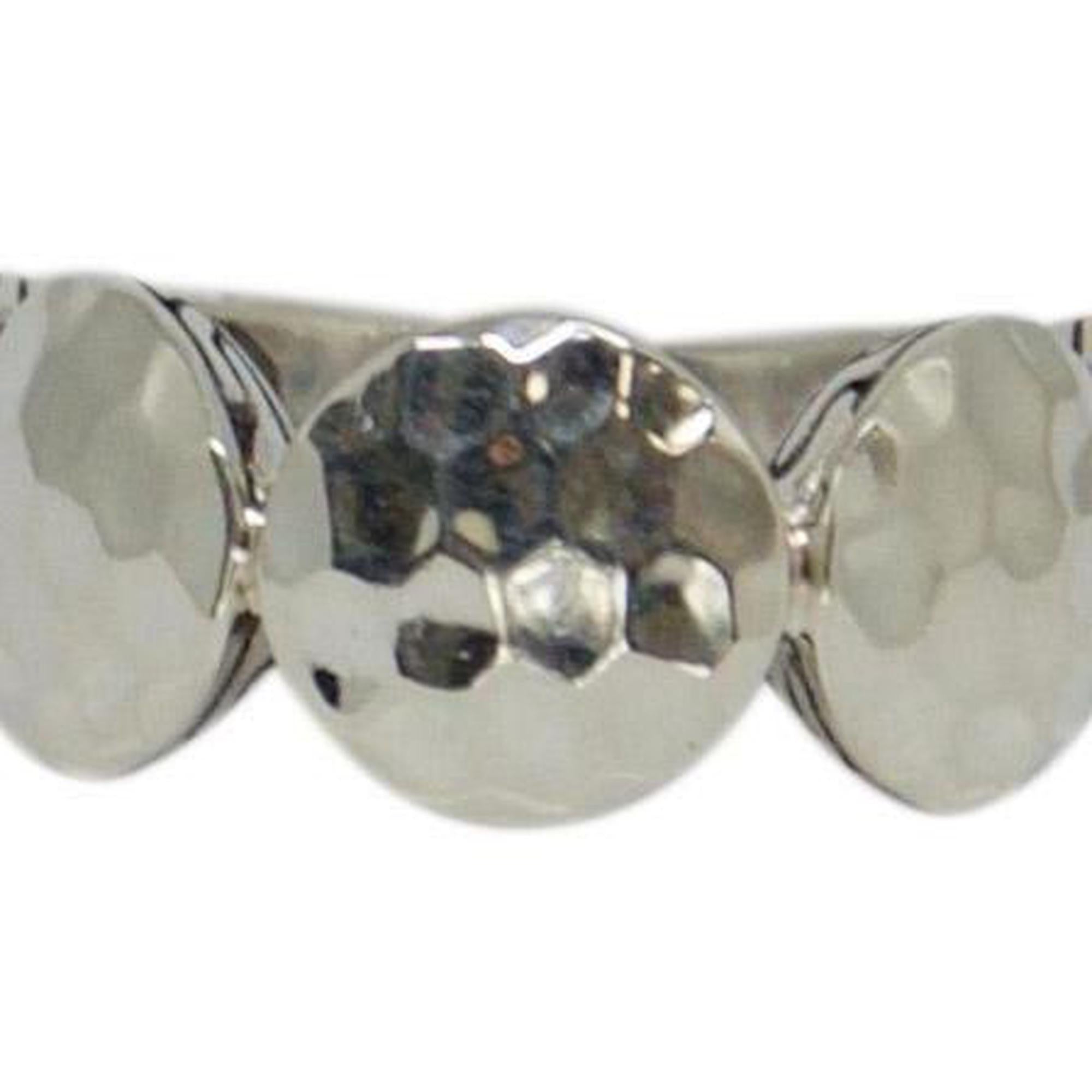 John Hardy Dot Collection Band Ring in Hammered Silver