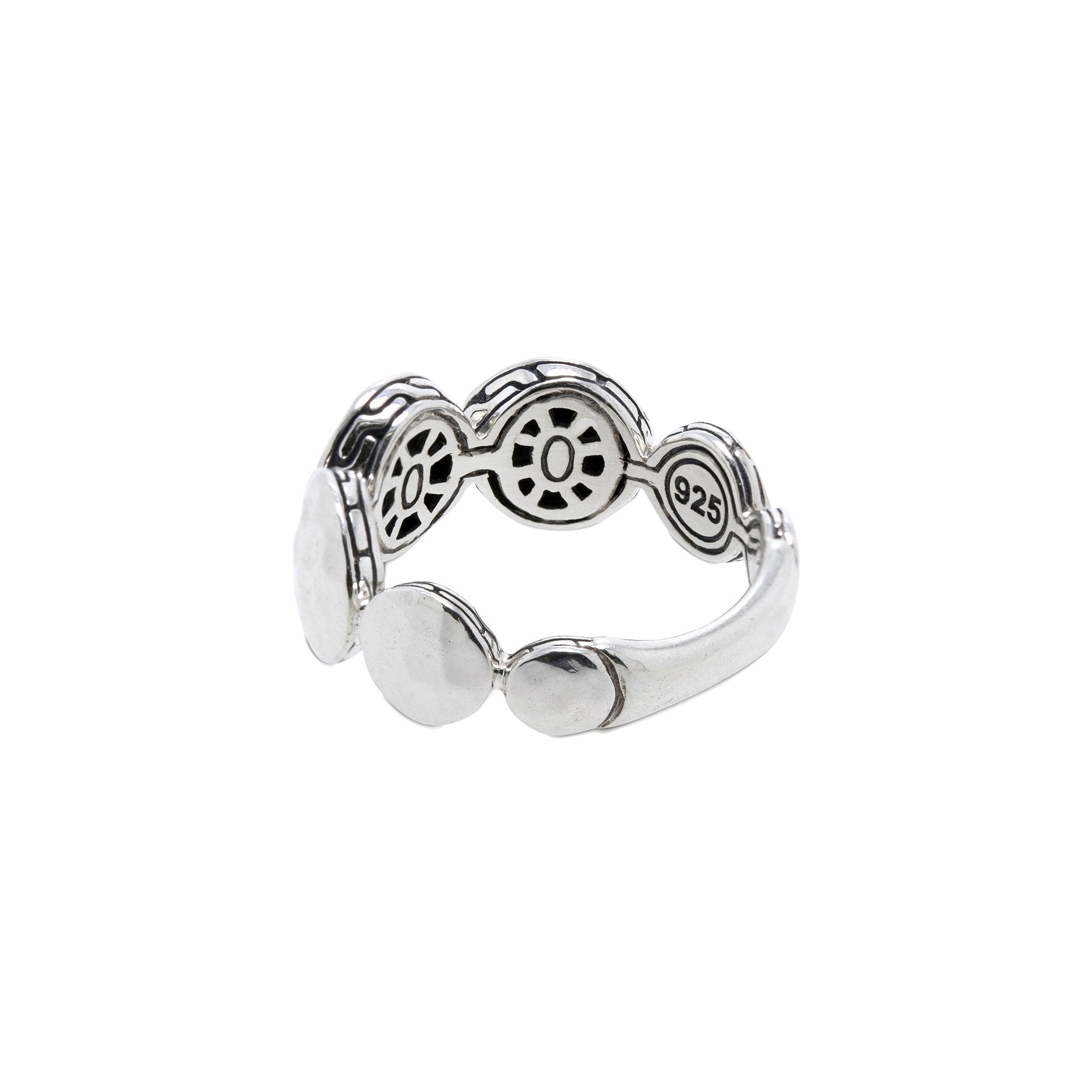 John Hardy Dot Collection Hammered Band Ring