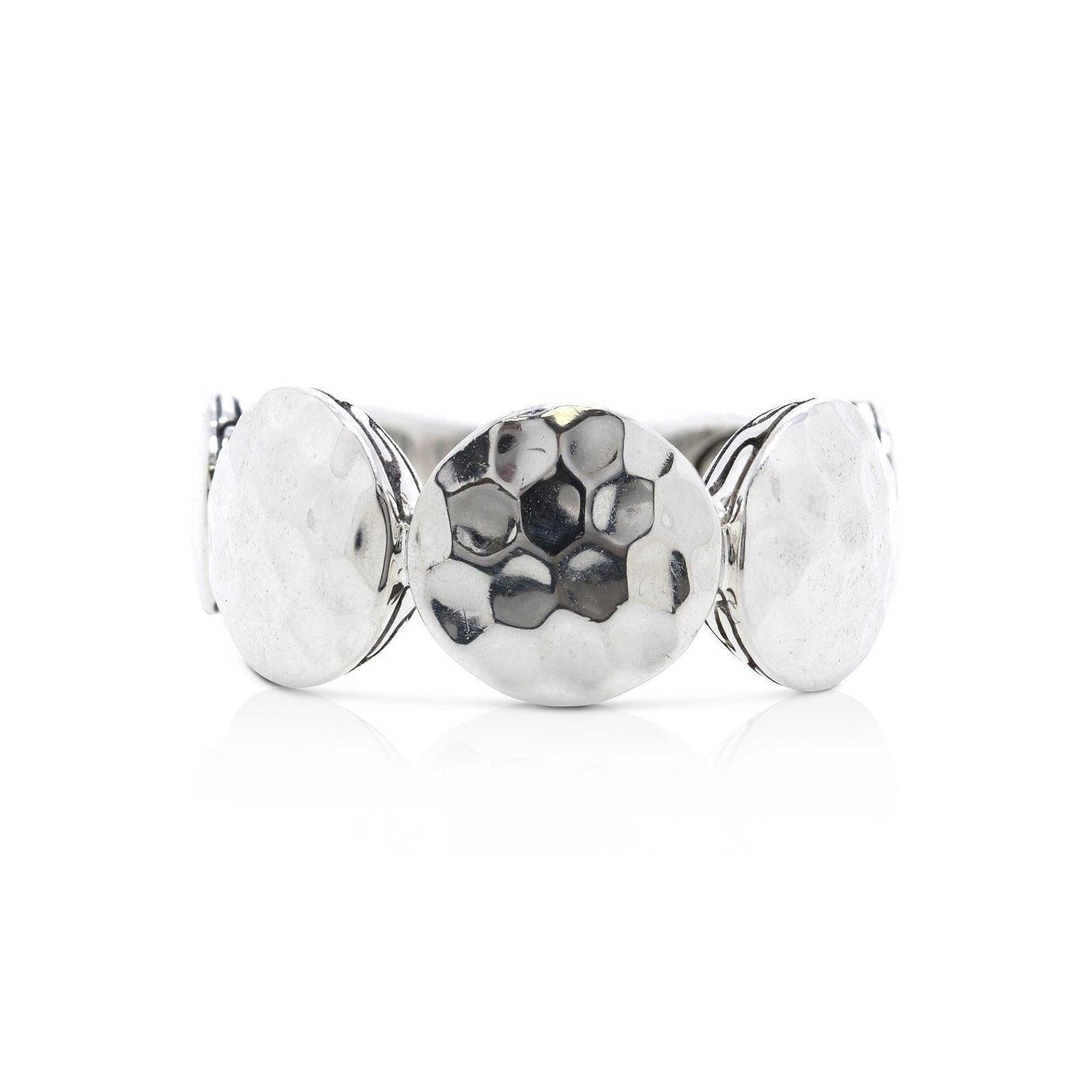 John Hardy Dot Collection Hammered Band Ring