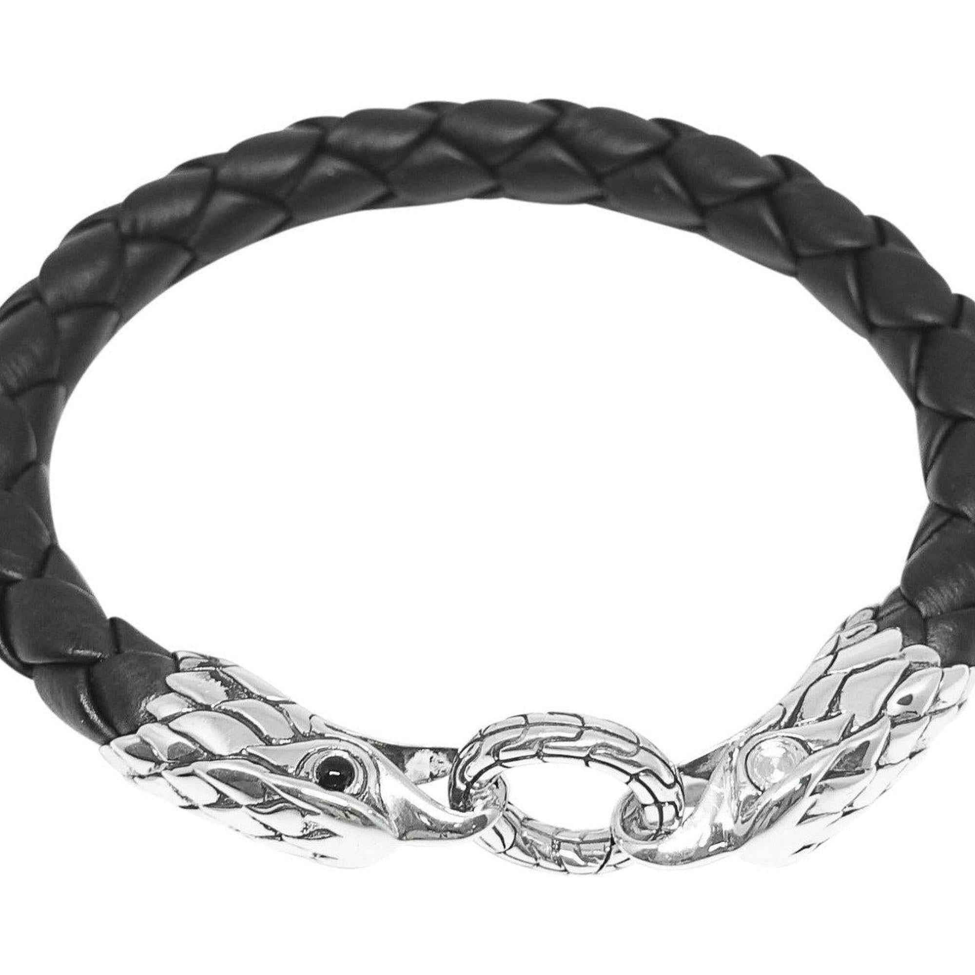 John Hardy Eagle Wrap Leather Bracelet