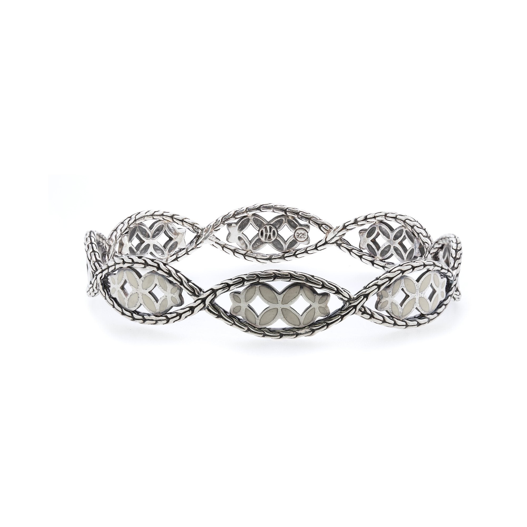 John Hardy Enamel Kawung Bangle