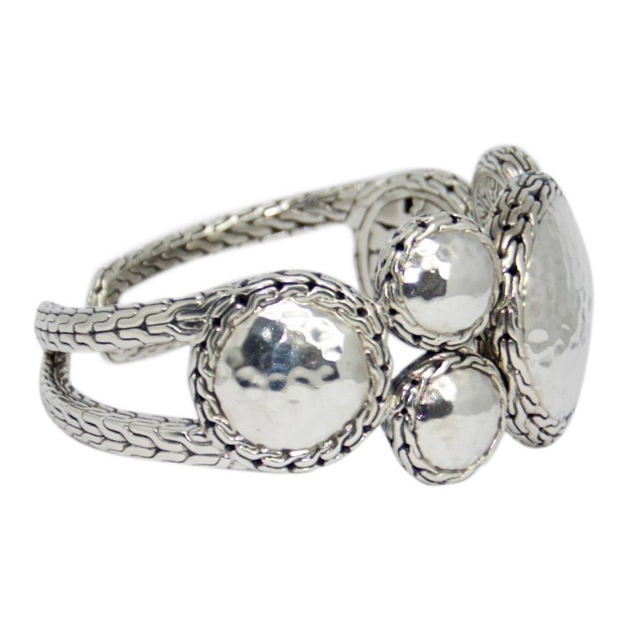 John Hardy Hammered Silver Cuff Bracelet
