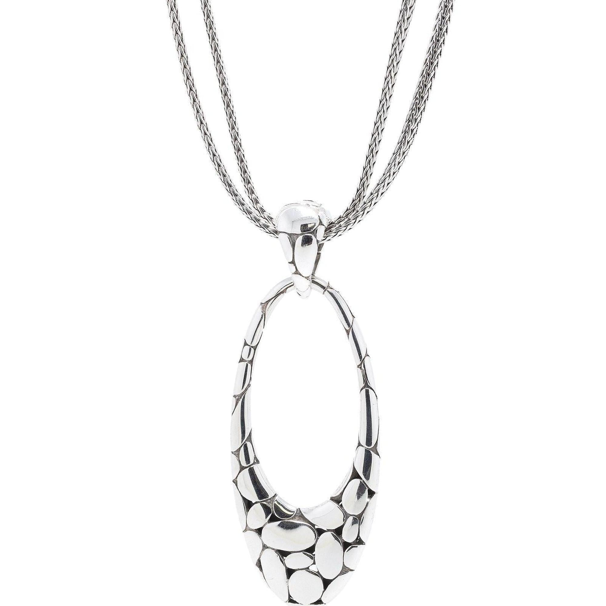 John Hardy Kali Oval Drop Pendant Necklace