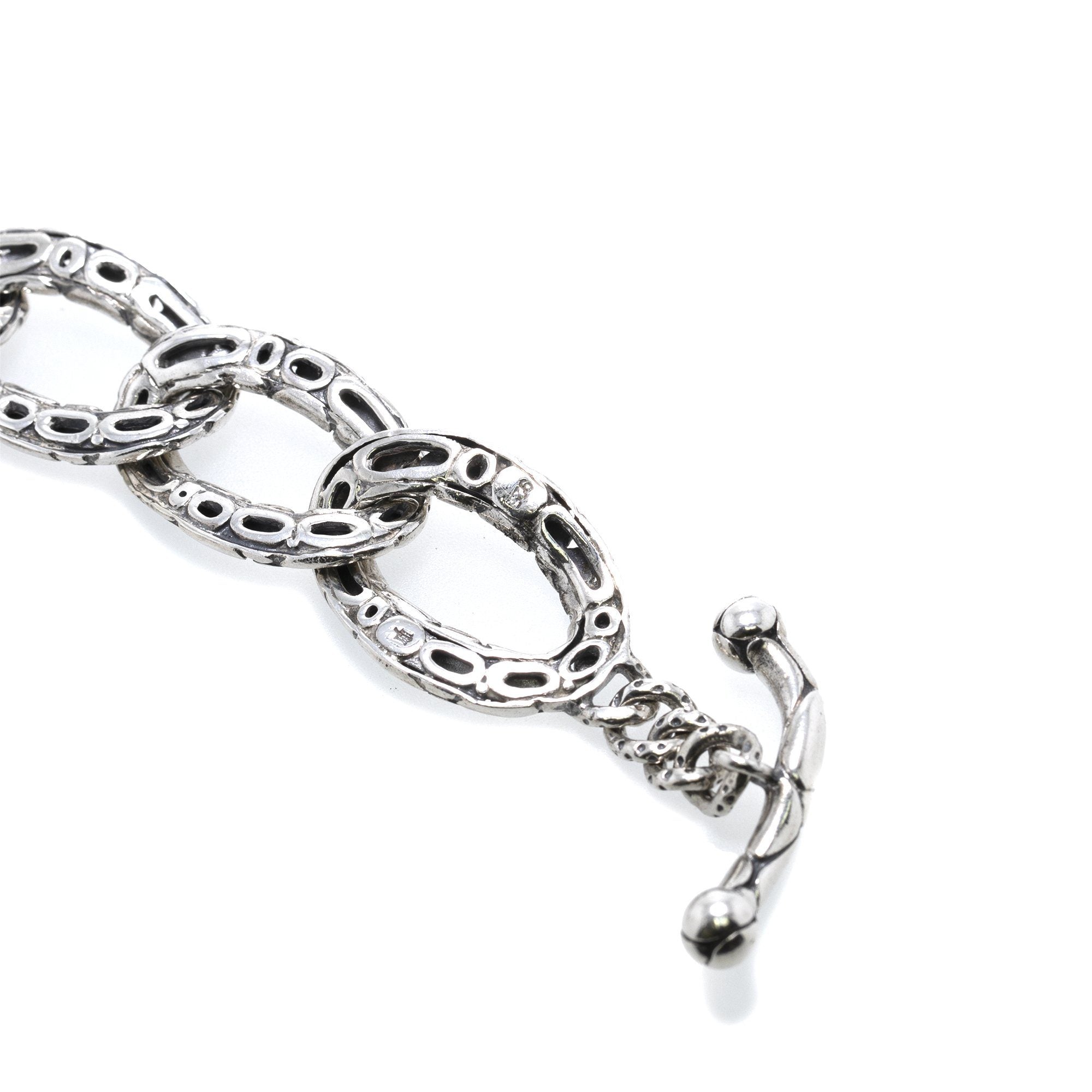 John Hardy Kali Pebble Flat Link Bracelet