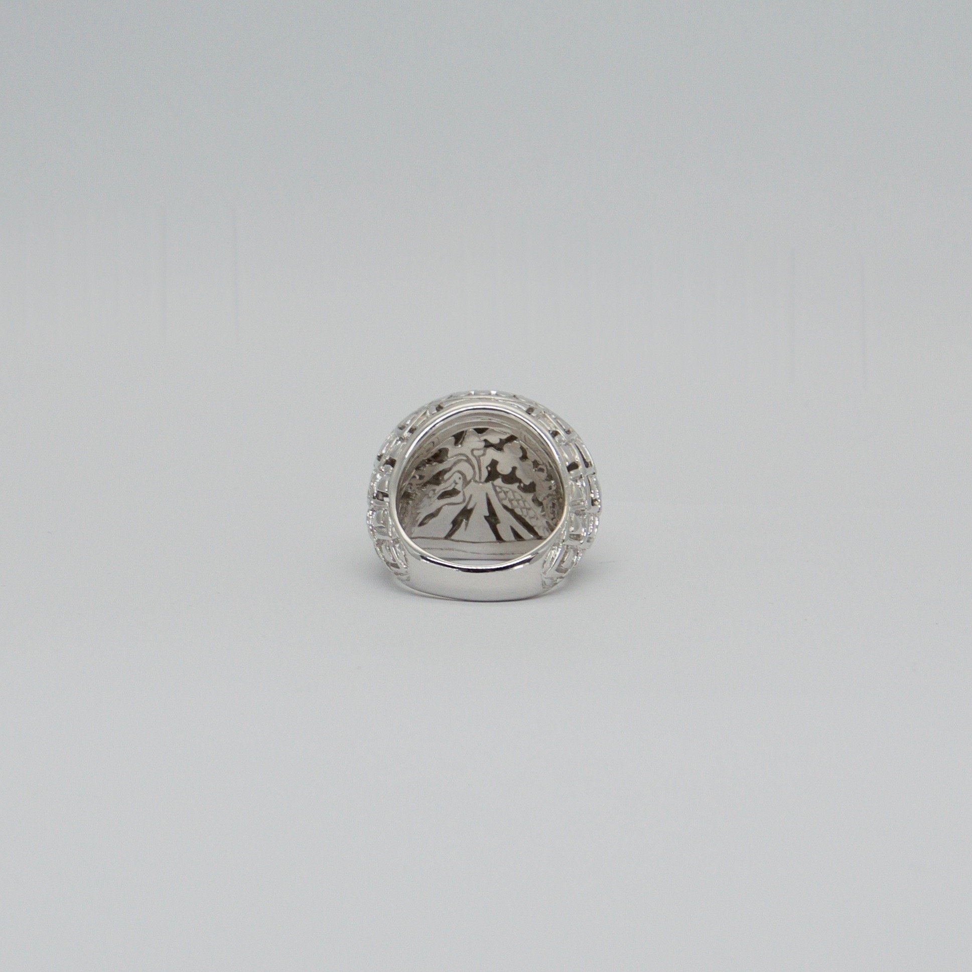 John Hardy Pave Diamond Dome Ring