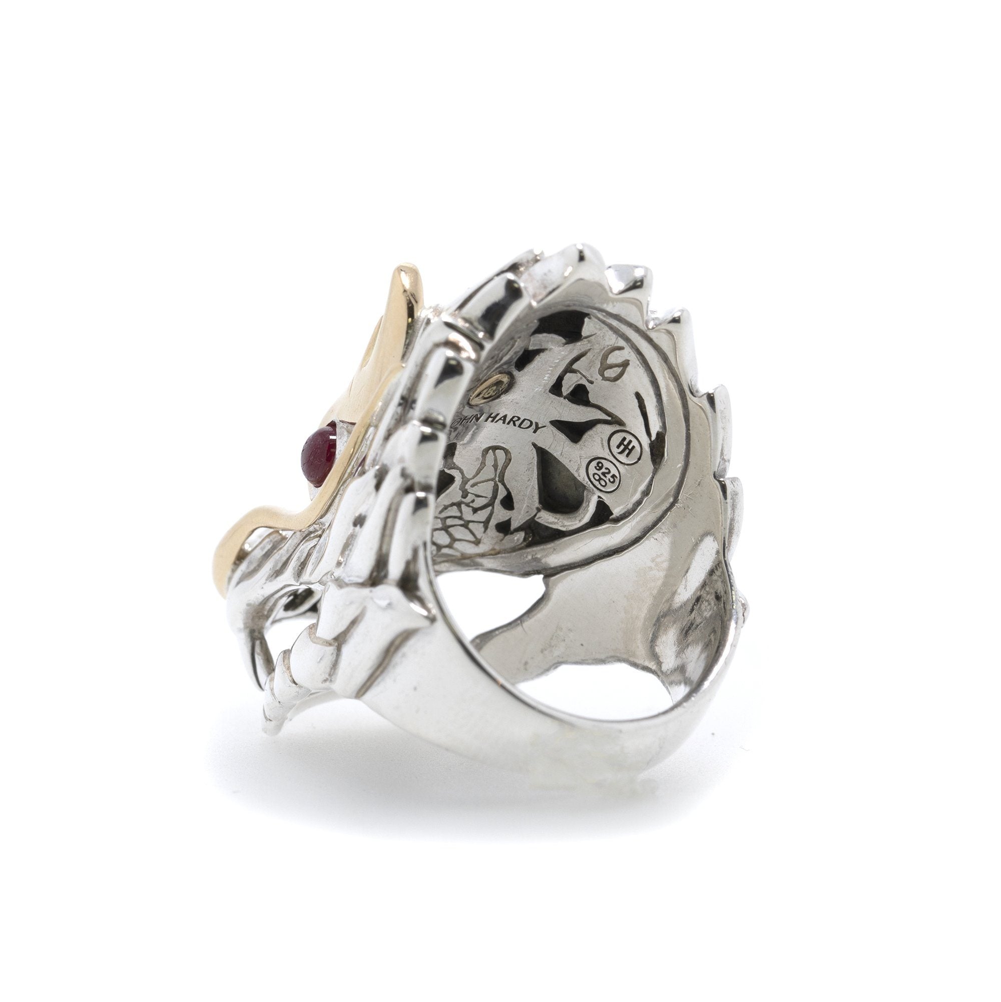 John Hardy Ruby Naga Dragon Cocktail Ring