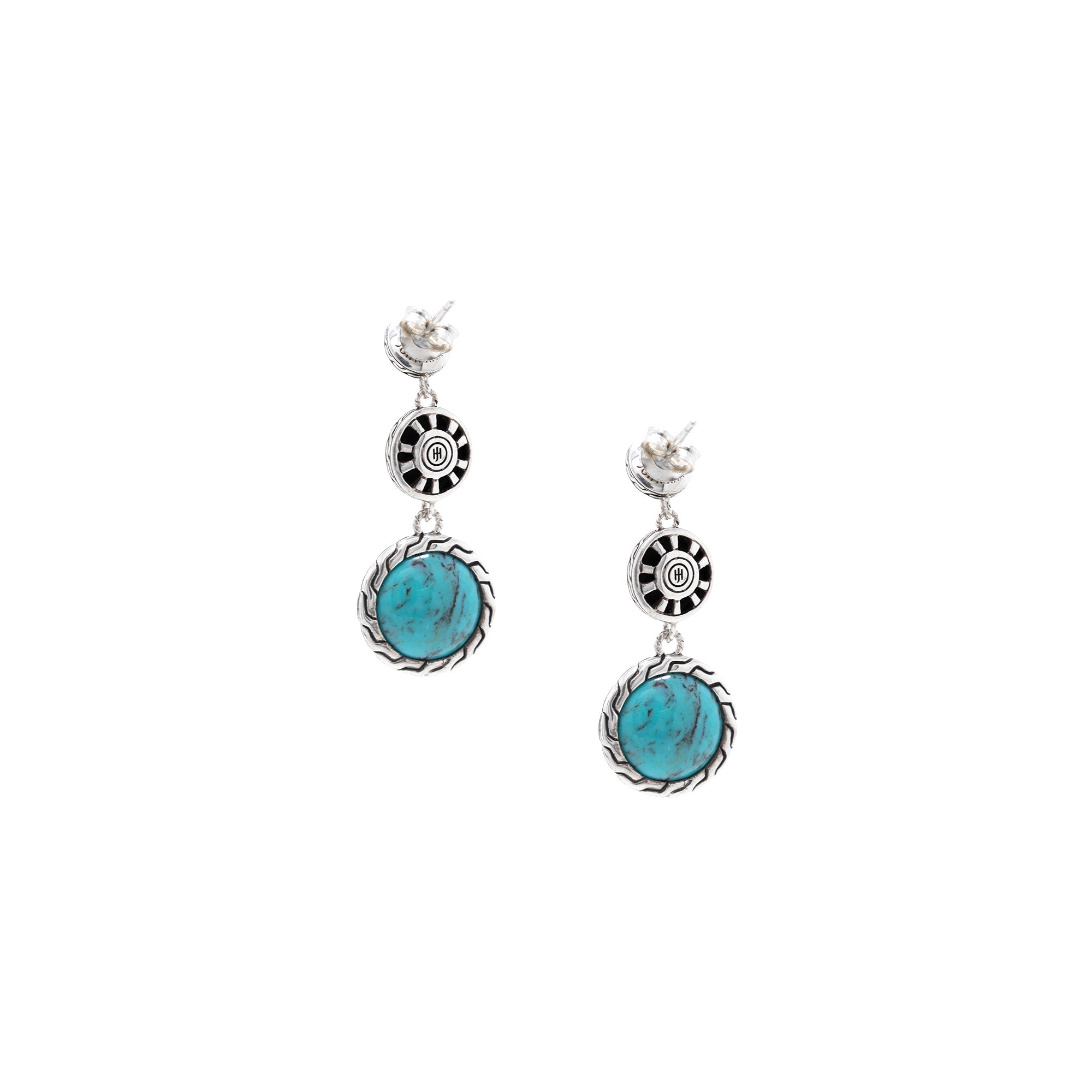 John Hardy Turquoise Drop Earrings