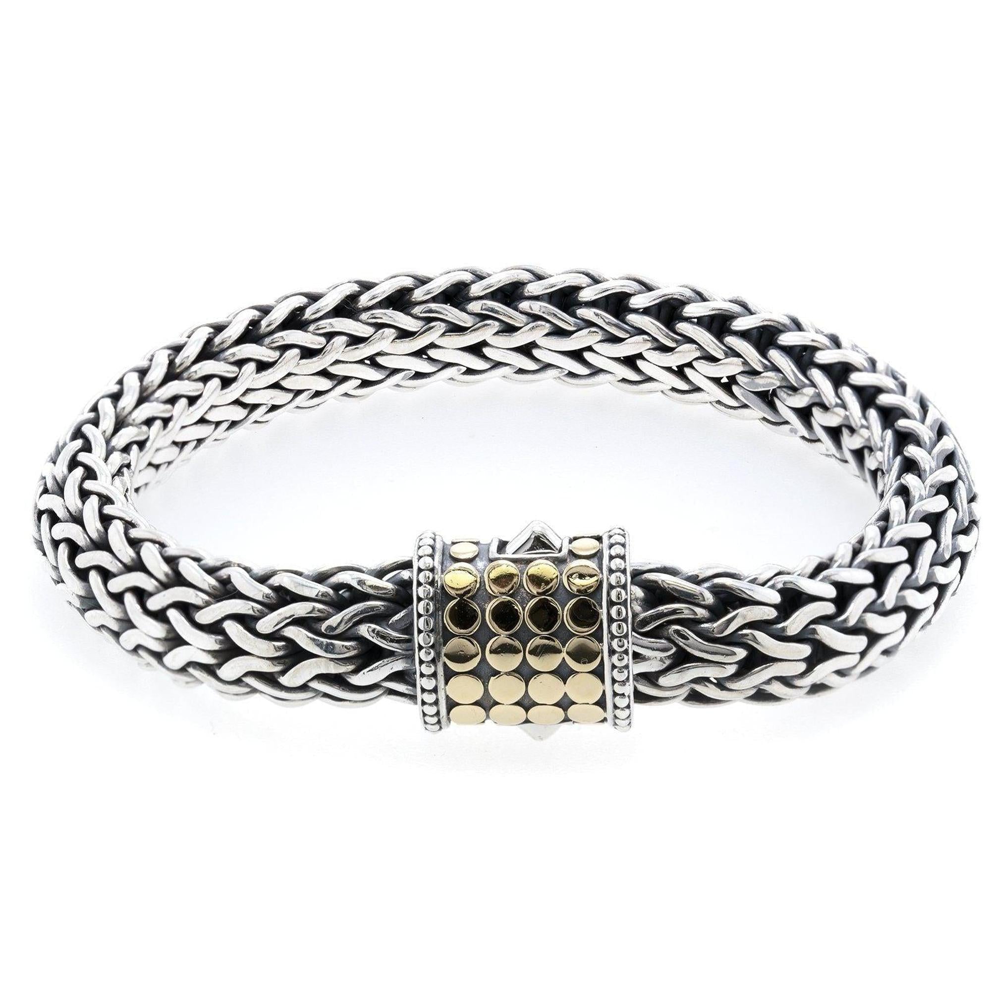 John Hardy Two-Tone Dot Classic Chain Bracelet