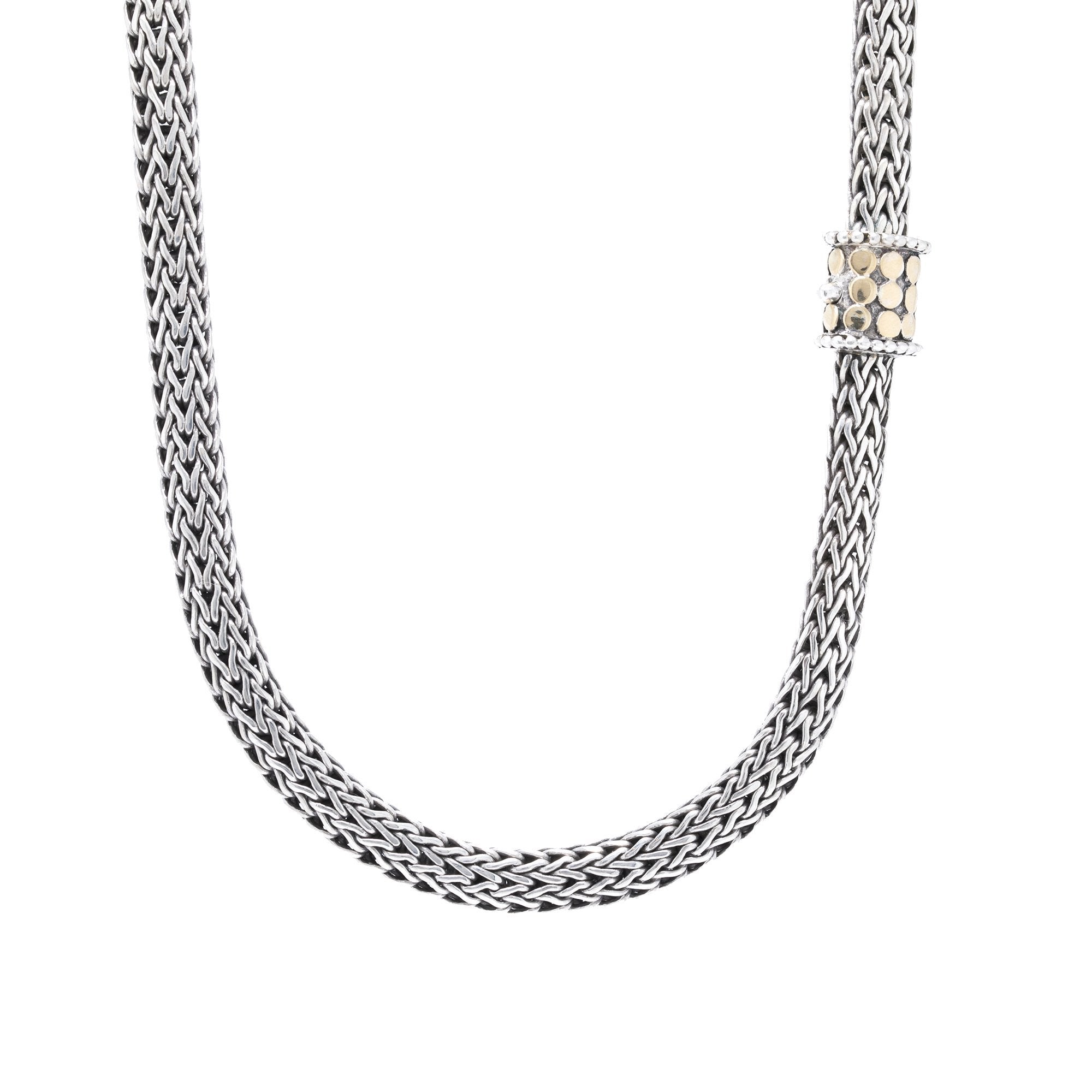 John Hardy Two-Tone Dot Classic Chain Necklace