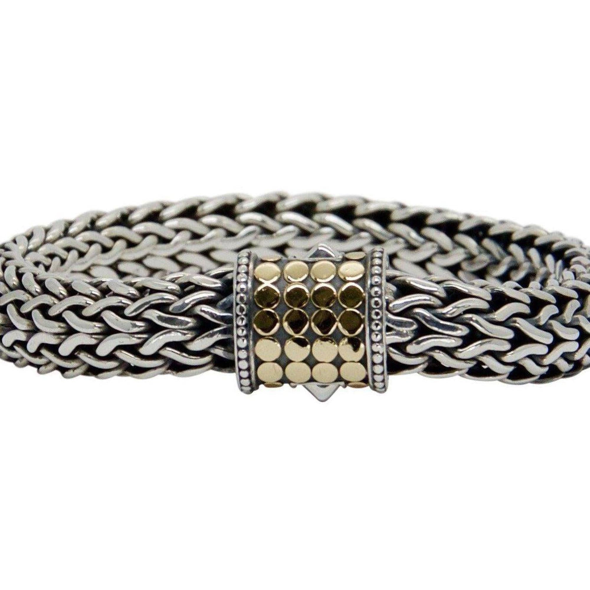 John Hardy Two-Tone Dot Collection Chain Bracelet