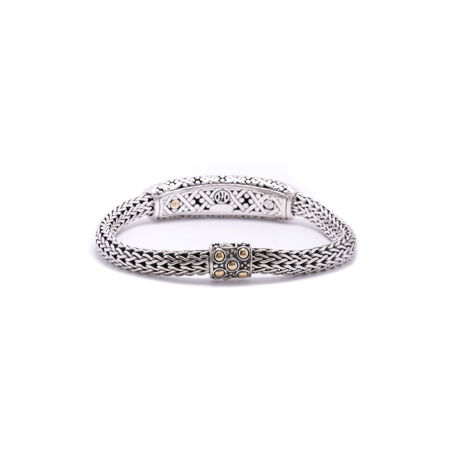 John Hardy Two-Tone Dot Station Bracelet