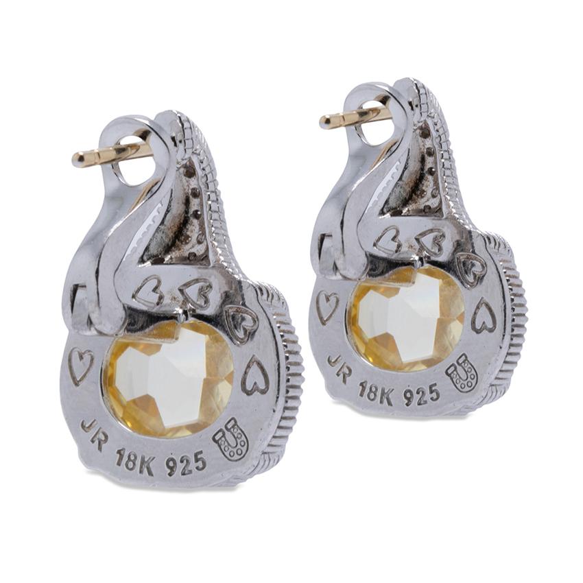 Judith Ripka Canary Crystal Earrings