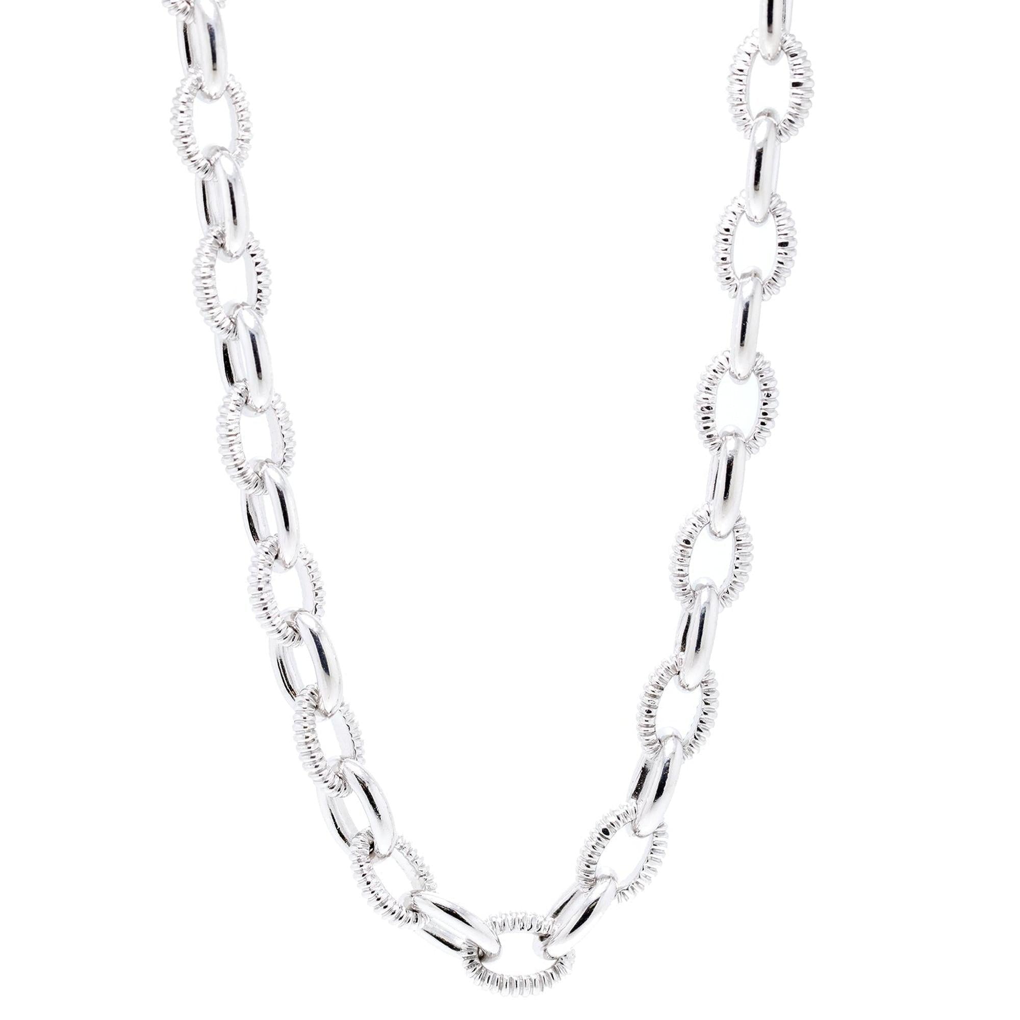 Judith Ripka Diamond Fontaine Chain Necklace