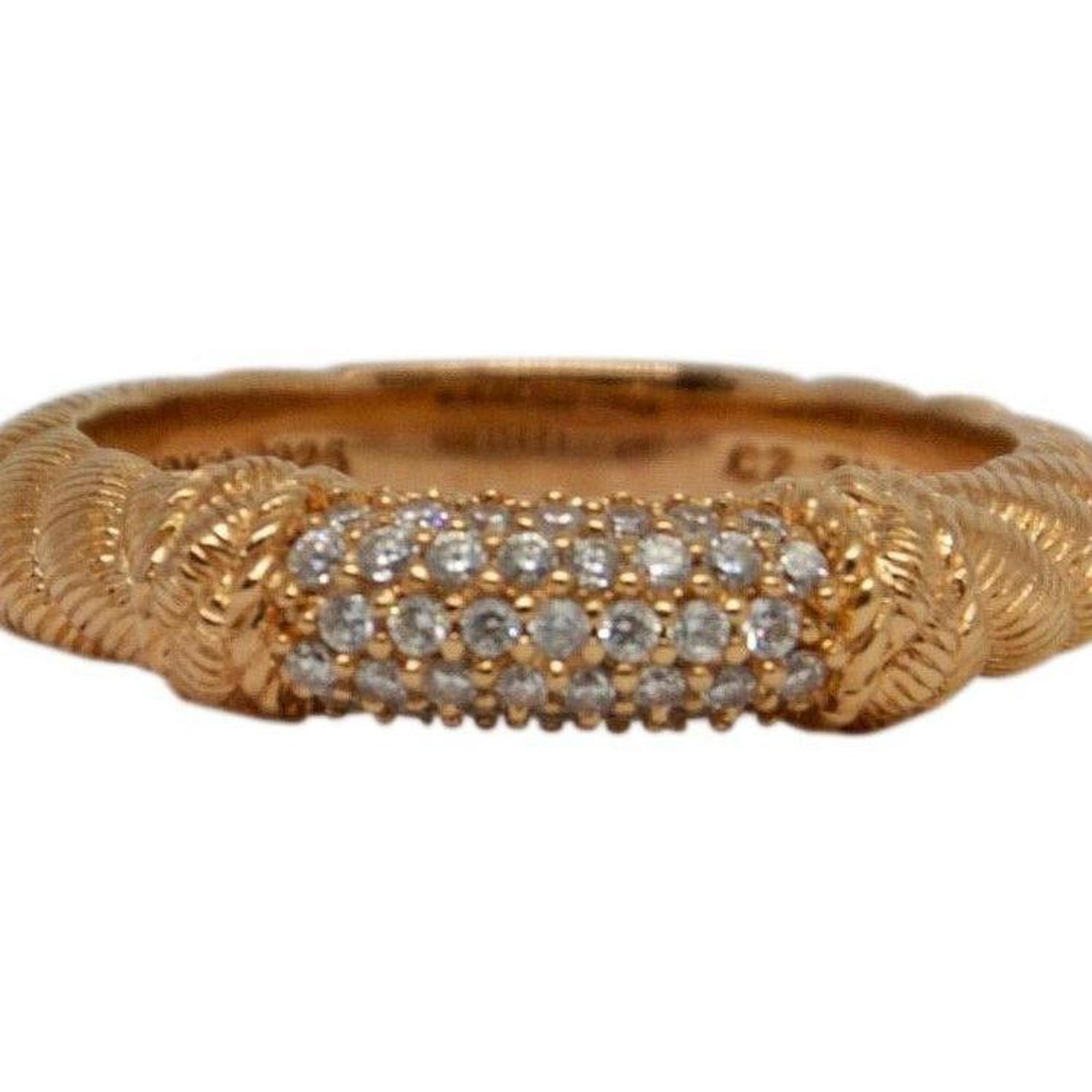 Judith Ripka Diatonique Station Pave Stack Ring