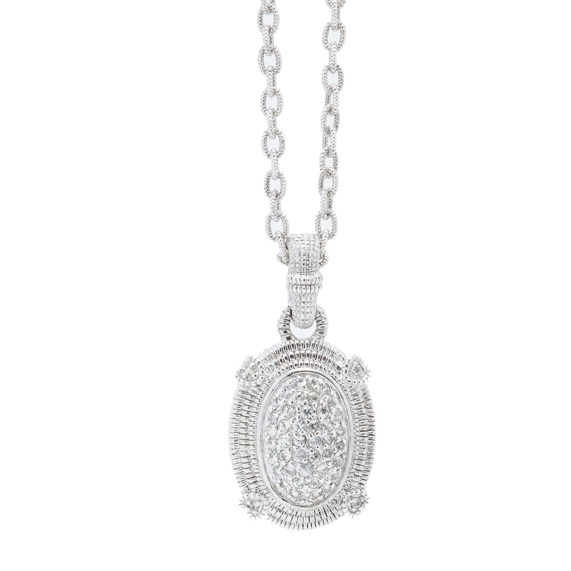 Judith Ripka Enhancer Pendant Necklace