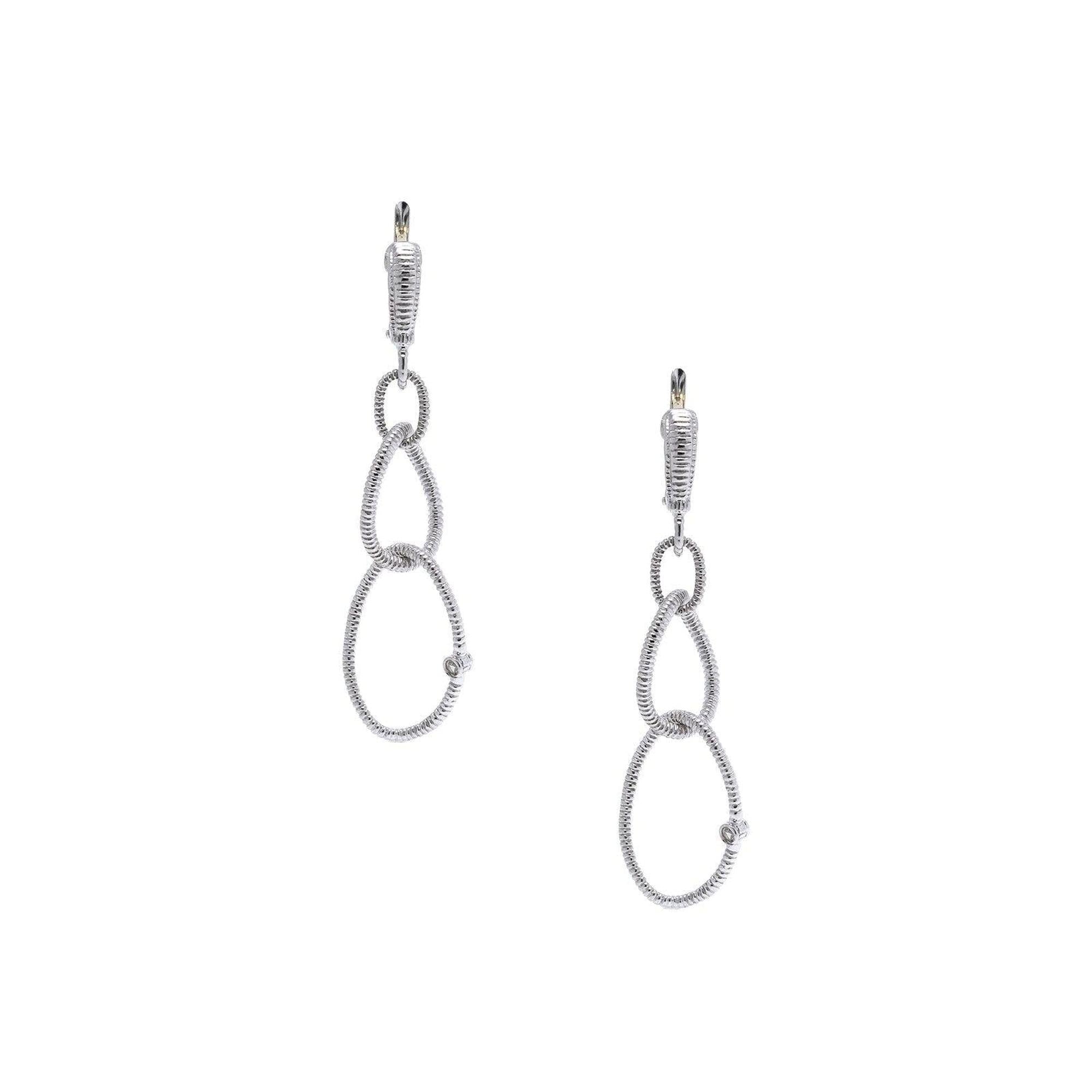 Judith Ripka Jubilee Oval Link Drop Earrings