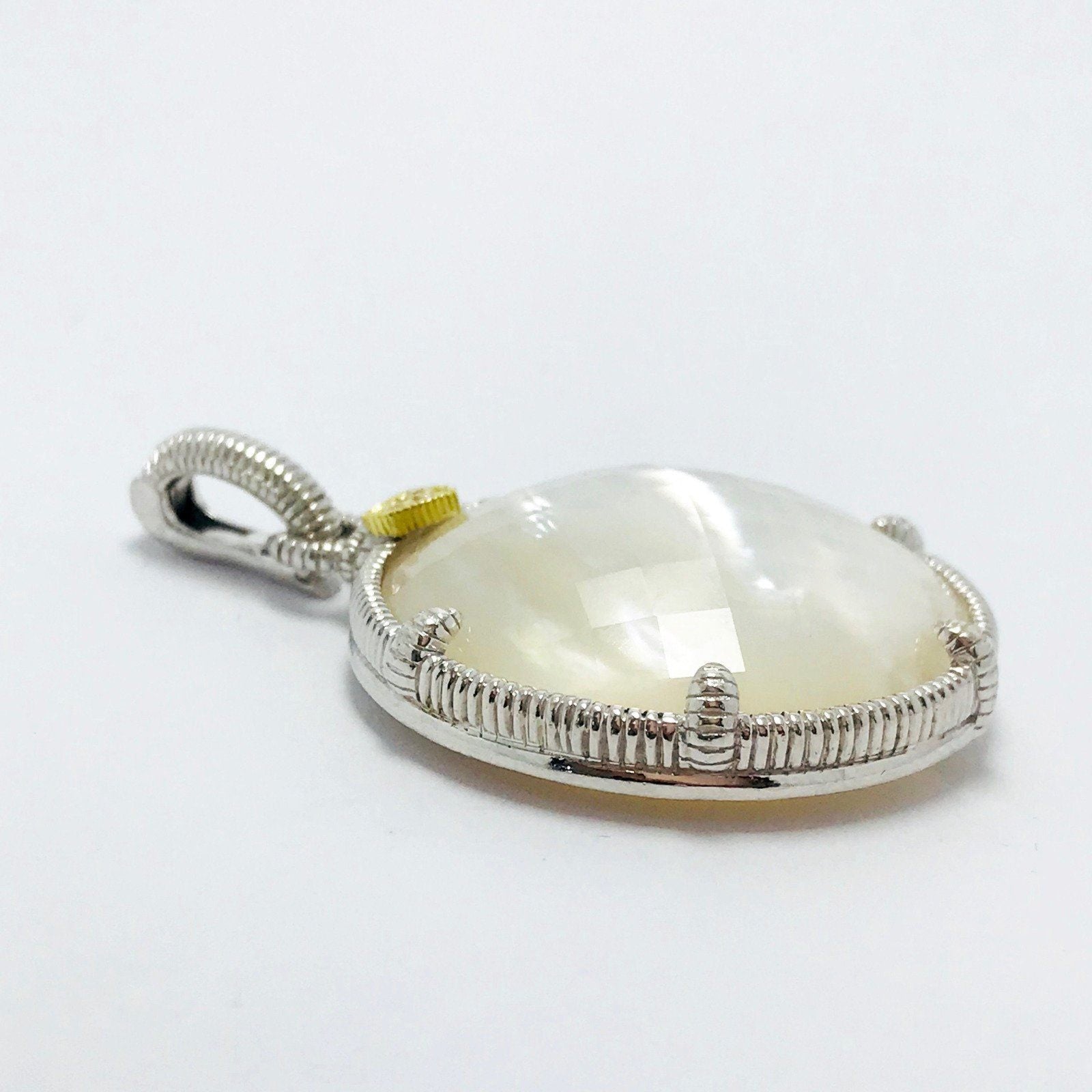 Judith Ripka Mother of Pearl Doublet Enhancer