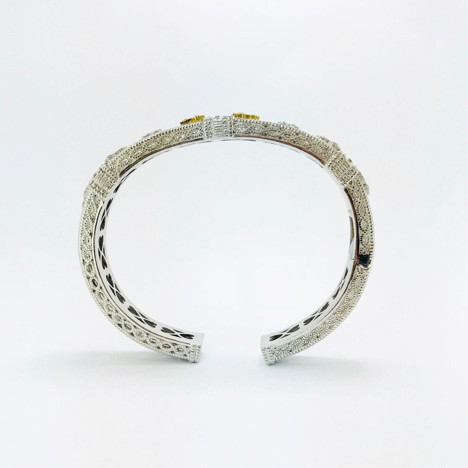 Judith Ripka Sapphire Cuff Bracelet